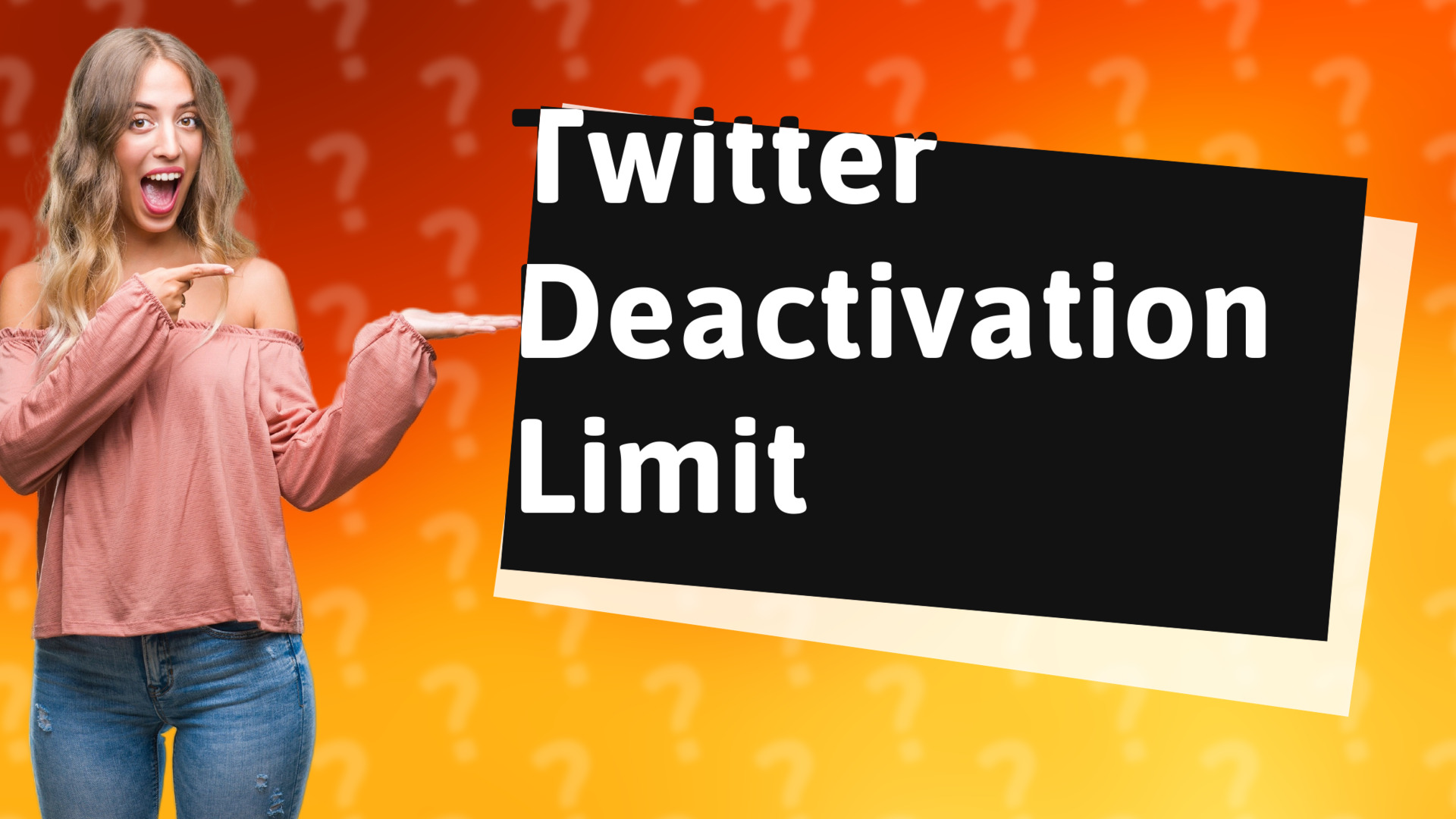 Twitter Deactivation Limit