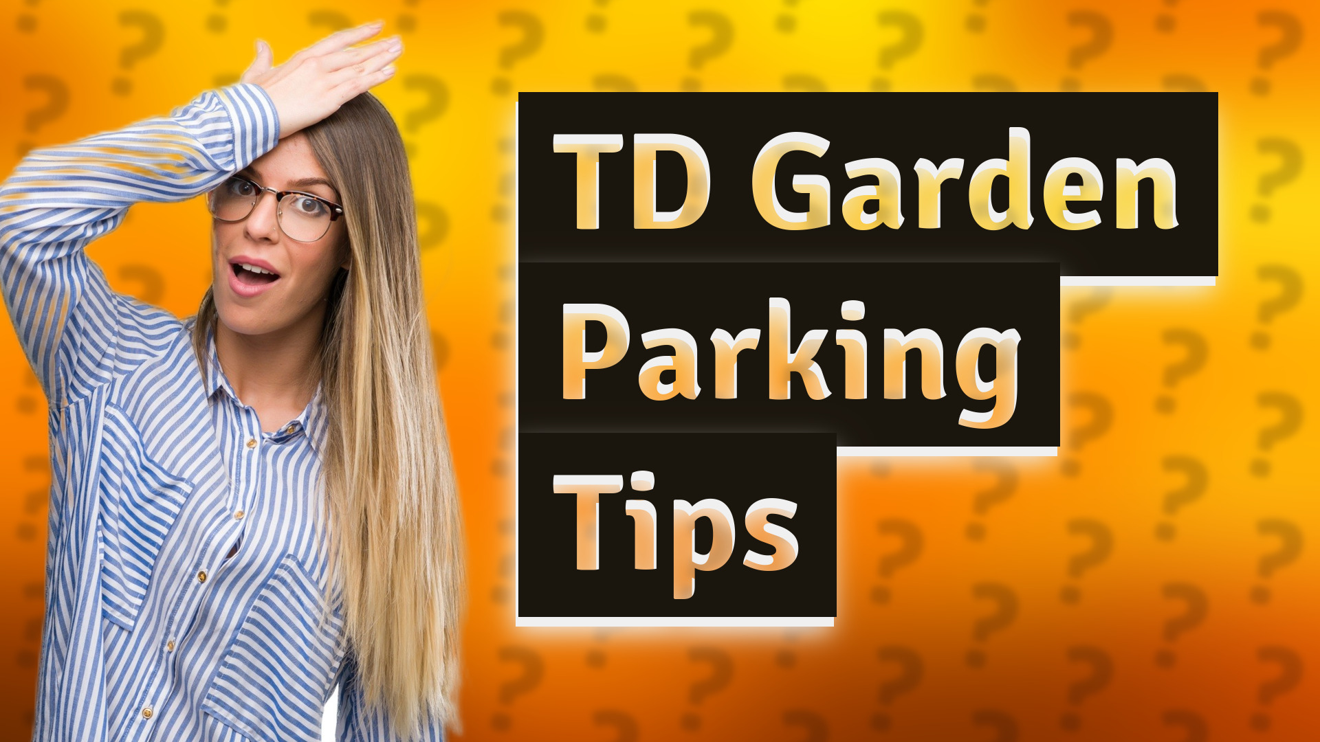 TD Garden Parking Tips