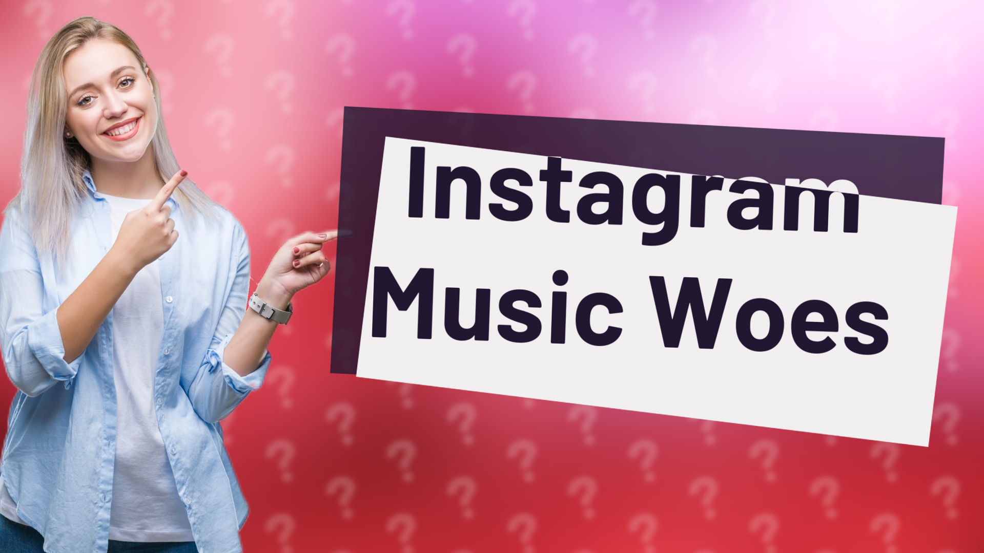 Instagram Music Woes