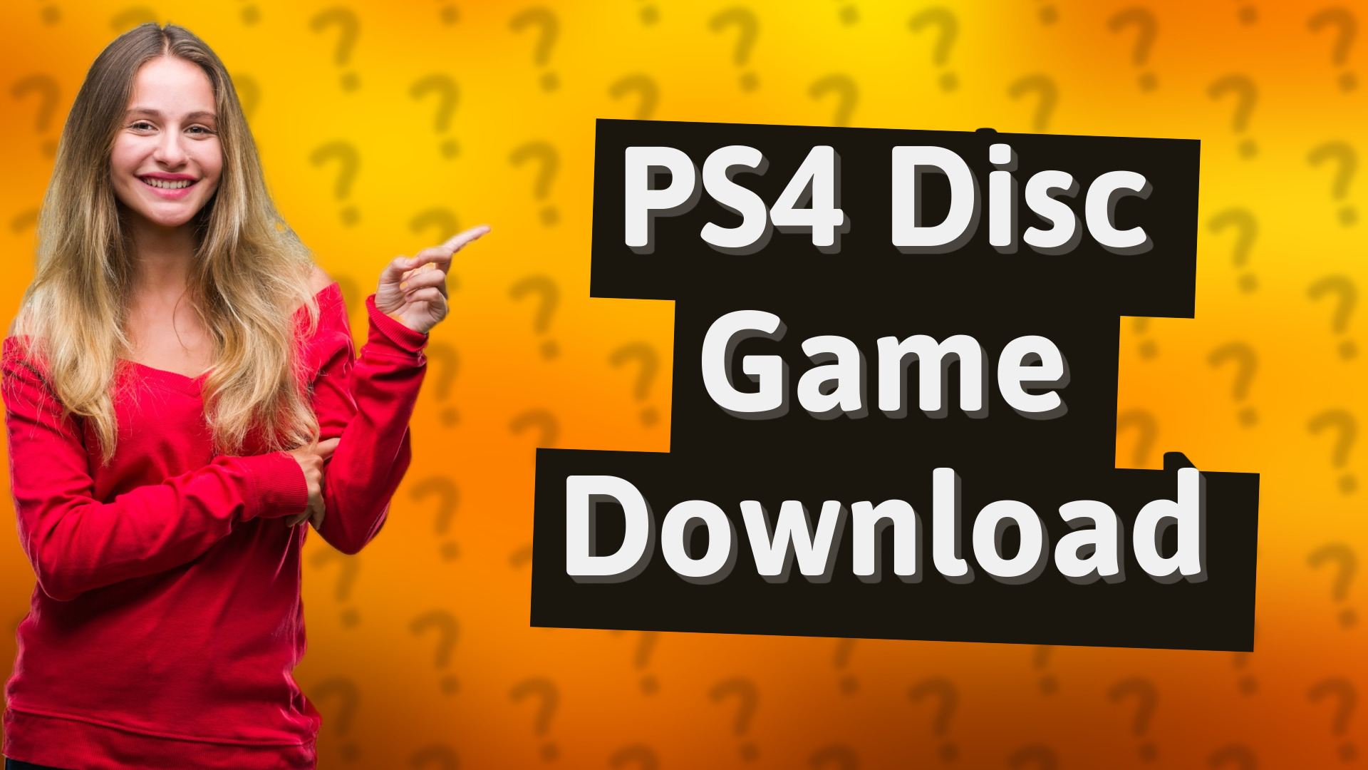 PS4 Disc Game Download