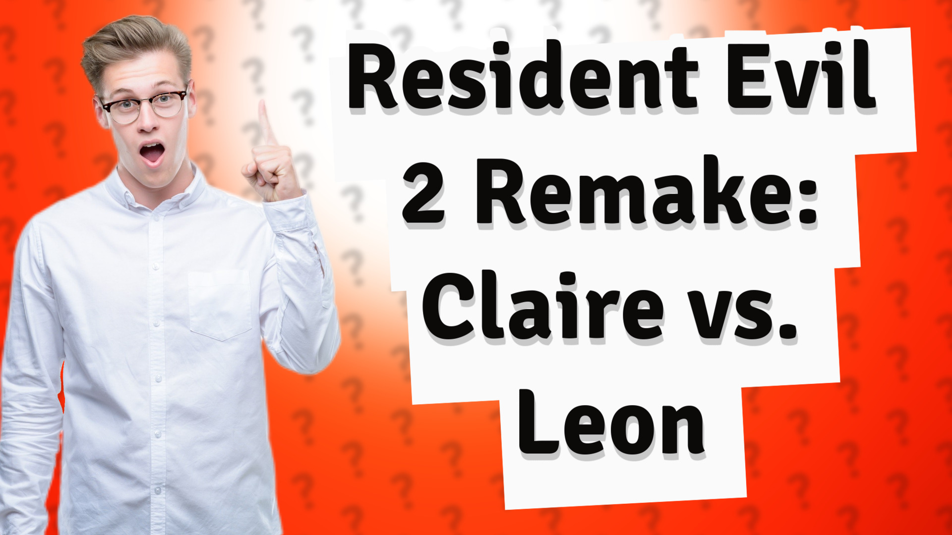 Resident Evil 2 Remake: Claire vs. Leon