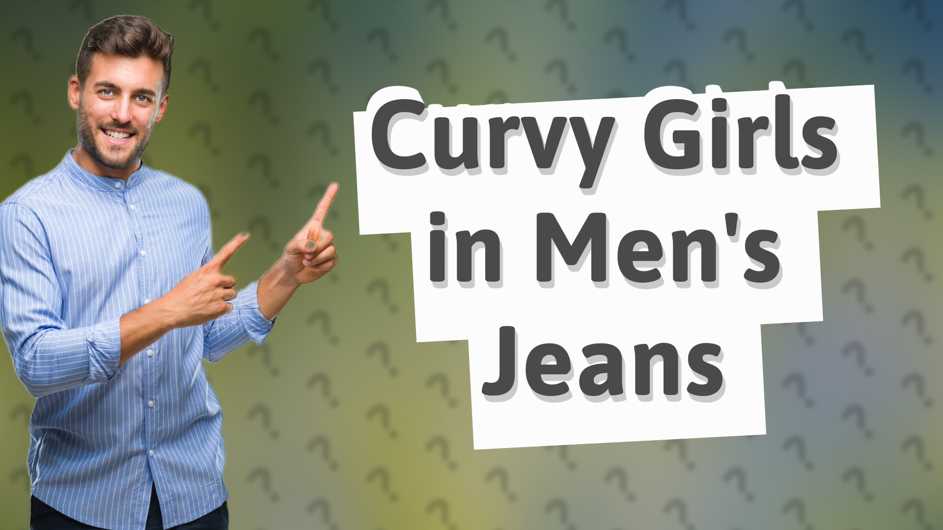 Curvy Girls in Men's Jeans