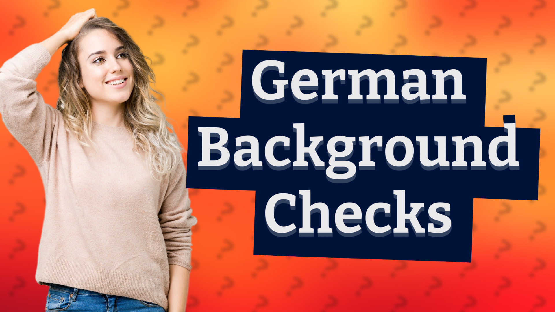 German Background Checks