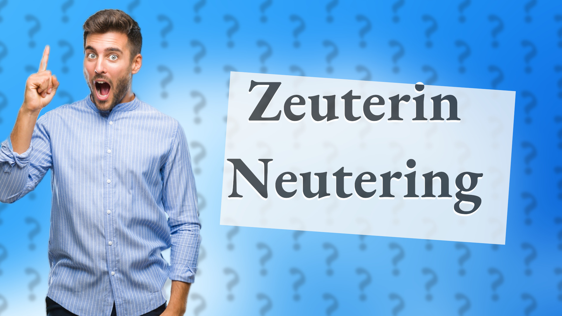 Zeuterin Neutering