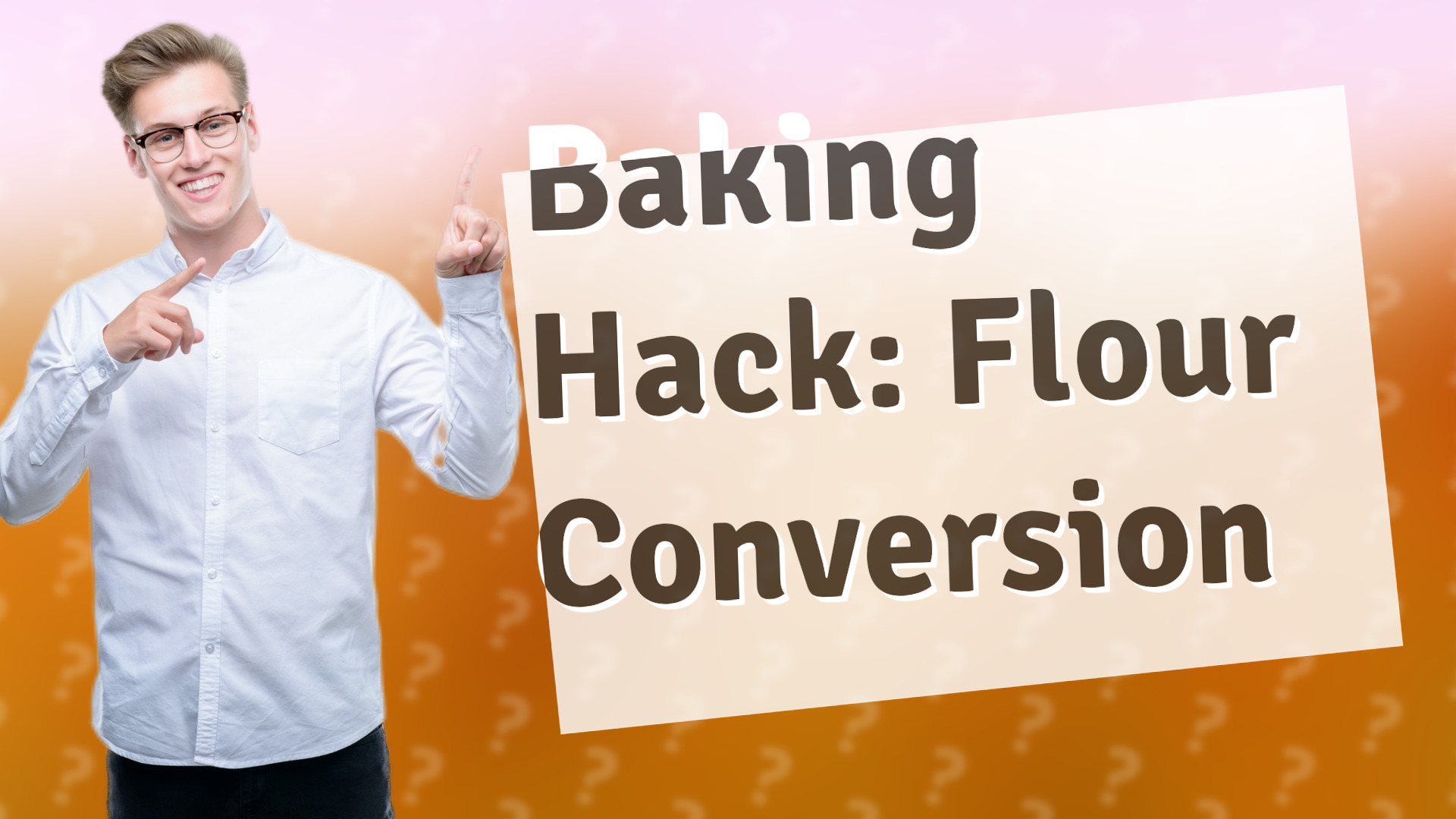 Baking Hack: Flour Conversion