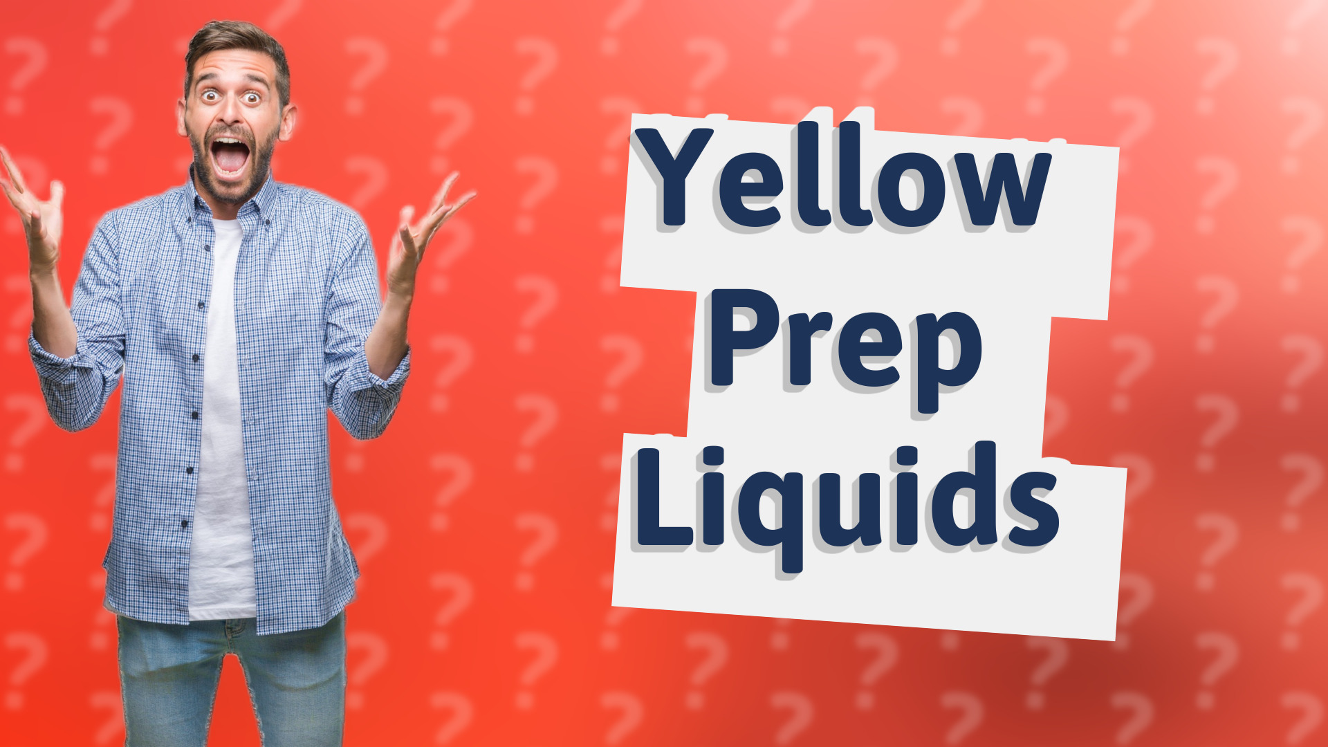 Yellow Prep Liquids