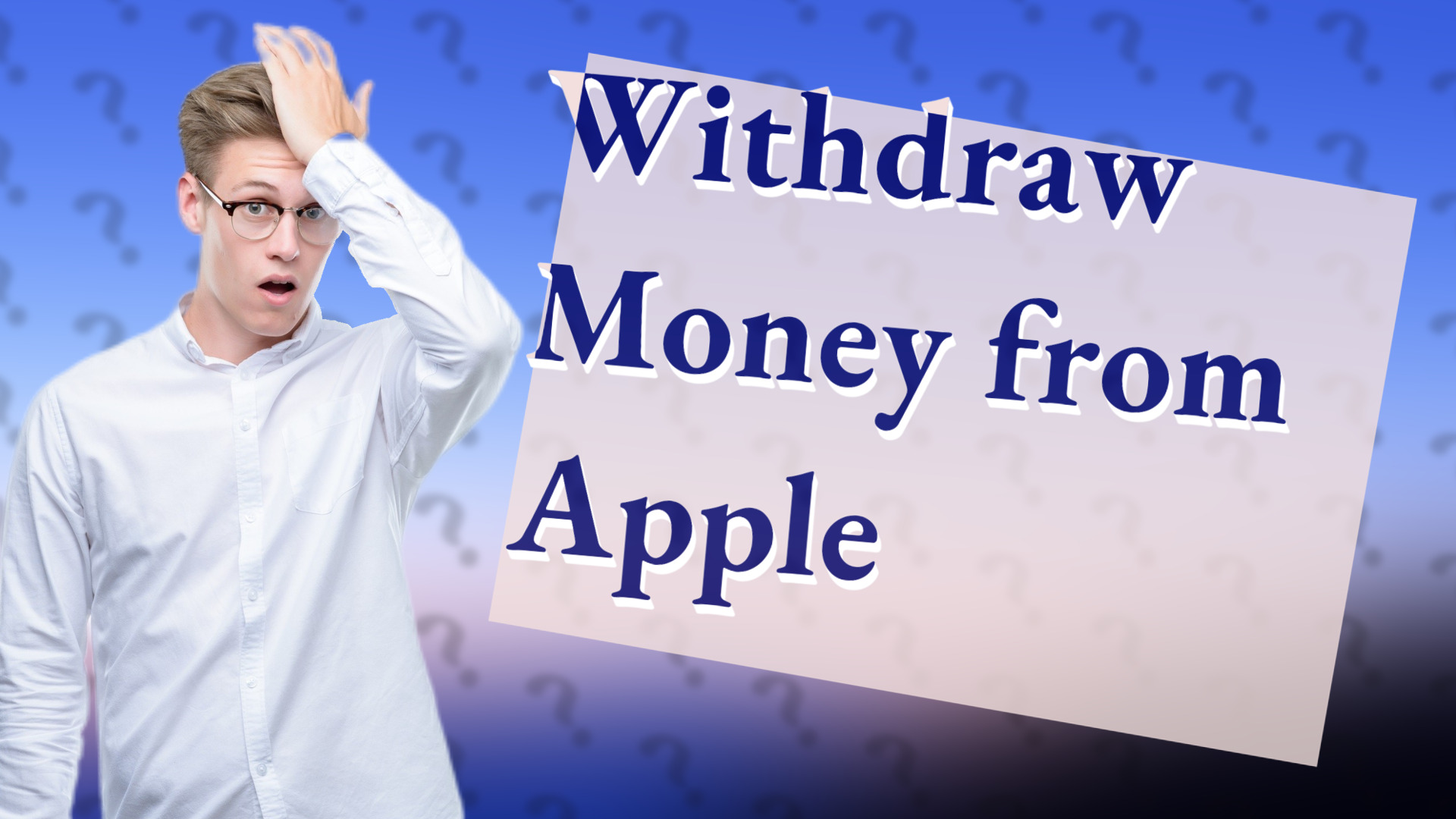 Withdraw Money from Apple