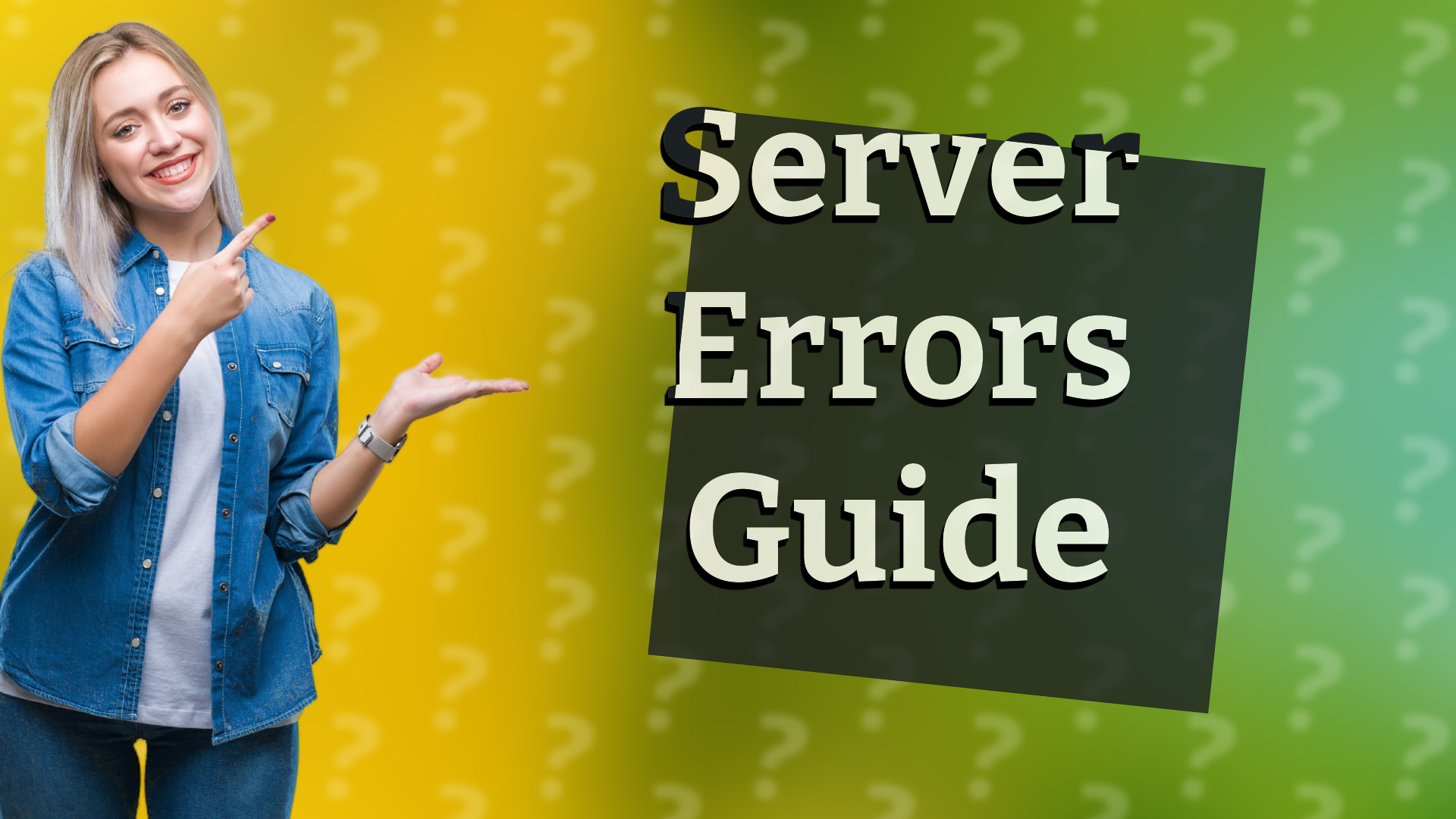 Server Errors Guide