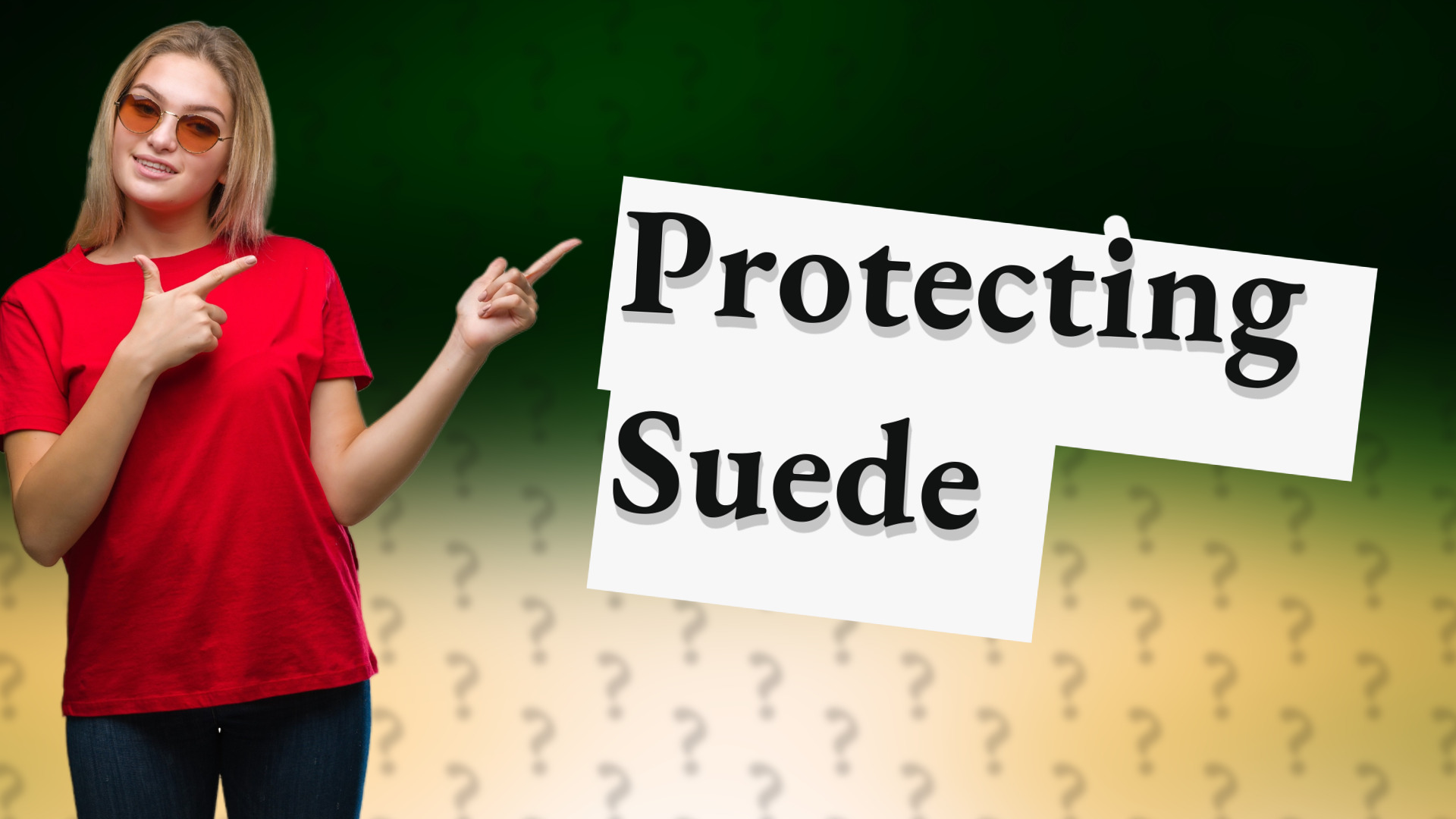 Protecting Suede