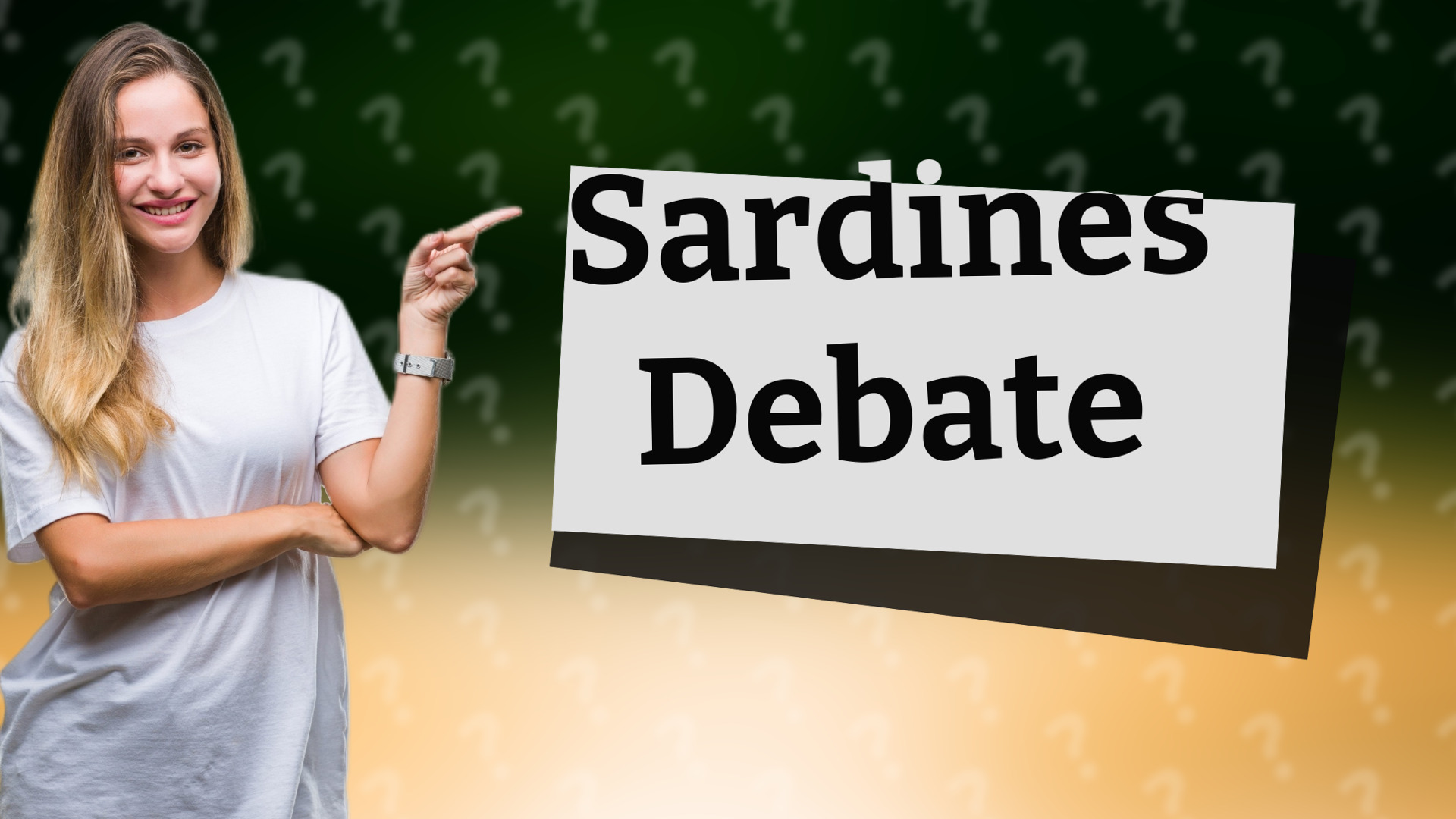 Sardines Debate