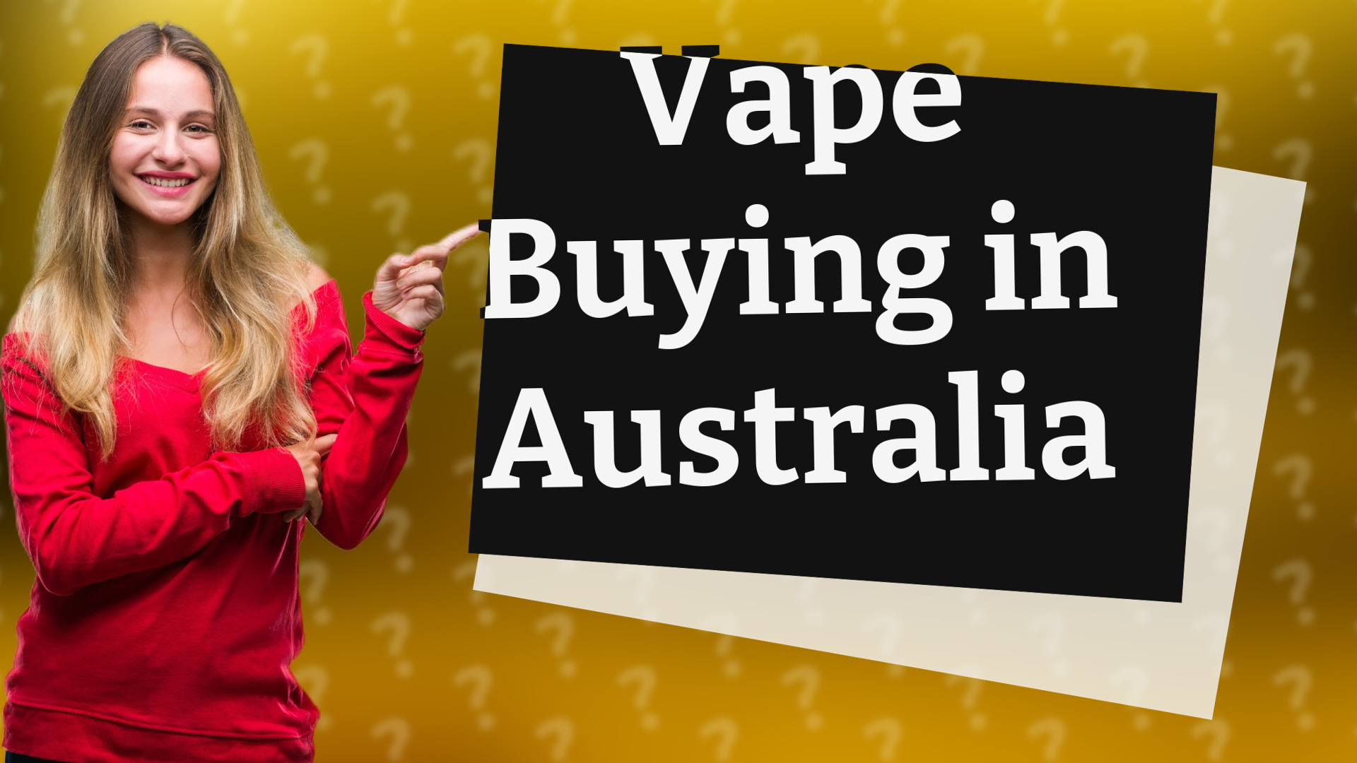 Vape Buying in Australia
