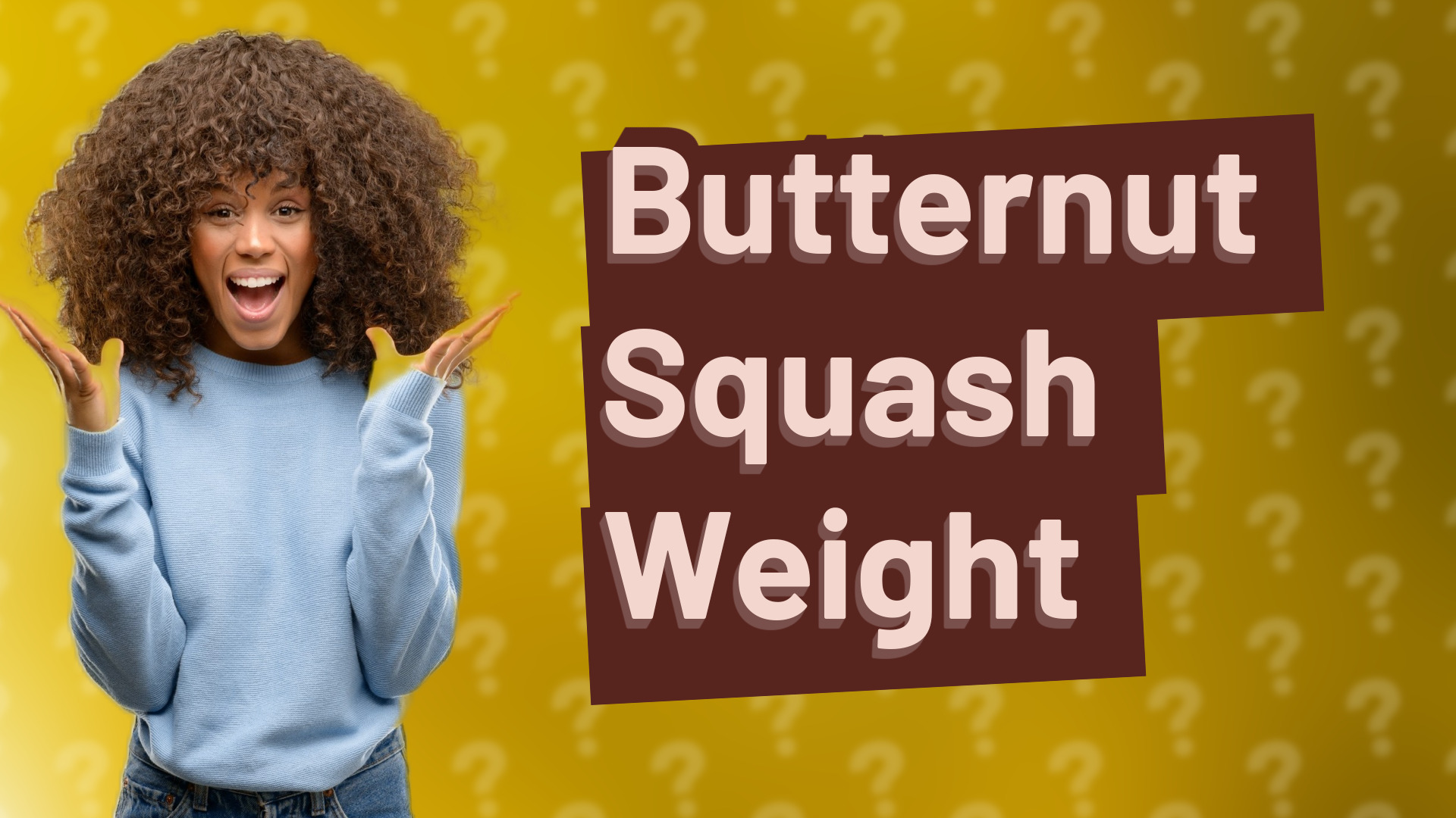 Butternut Squash Weight