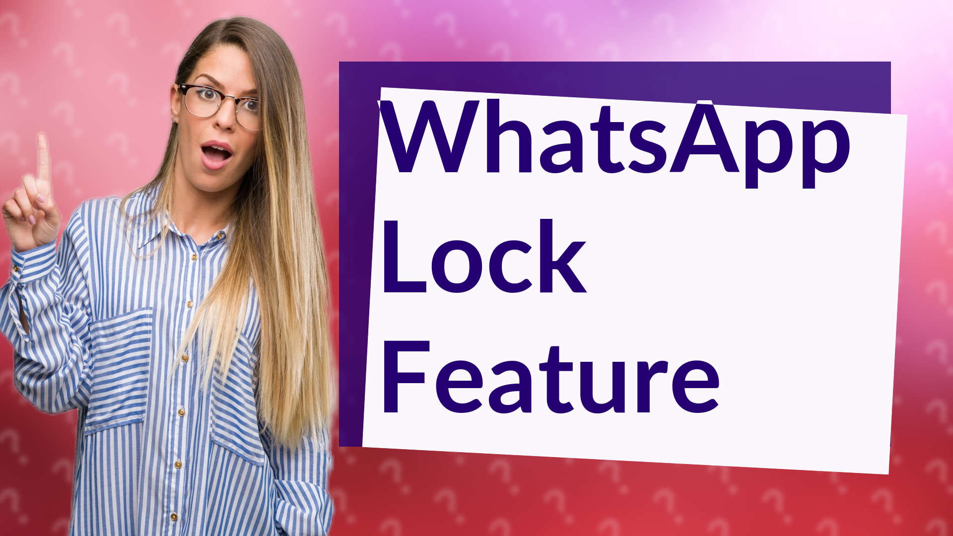WhatsApp Lock Feature