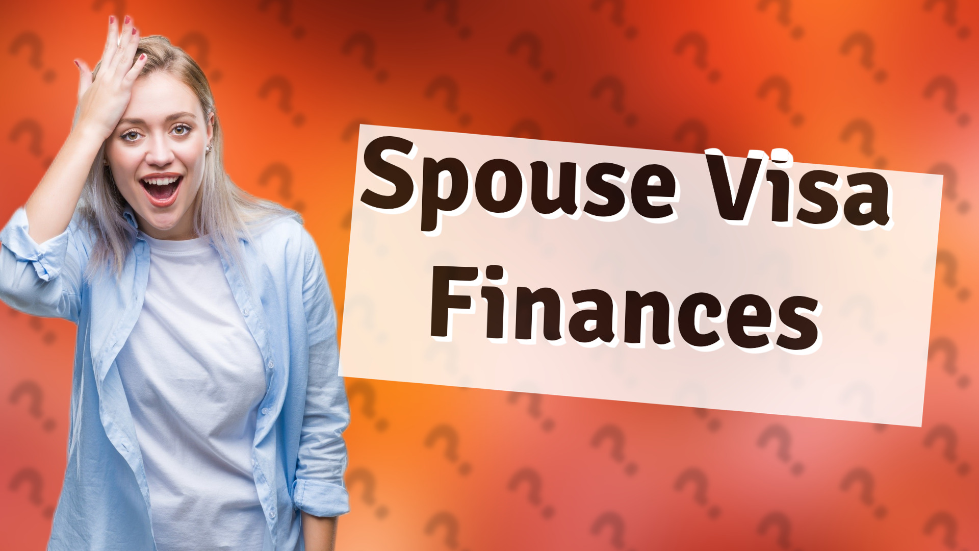 Spouse Visa Finances