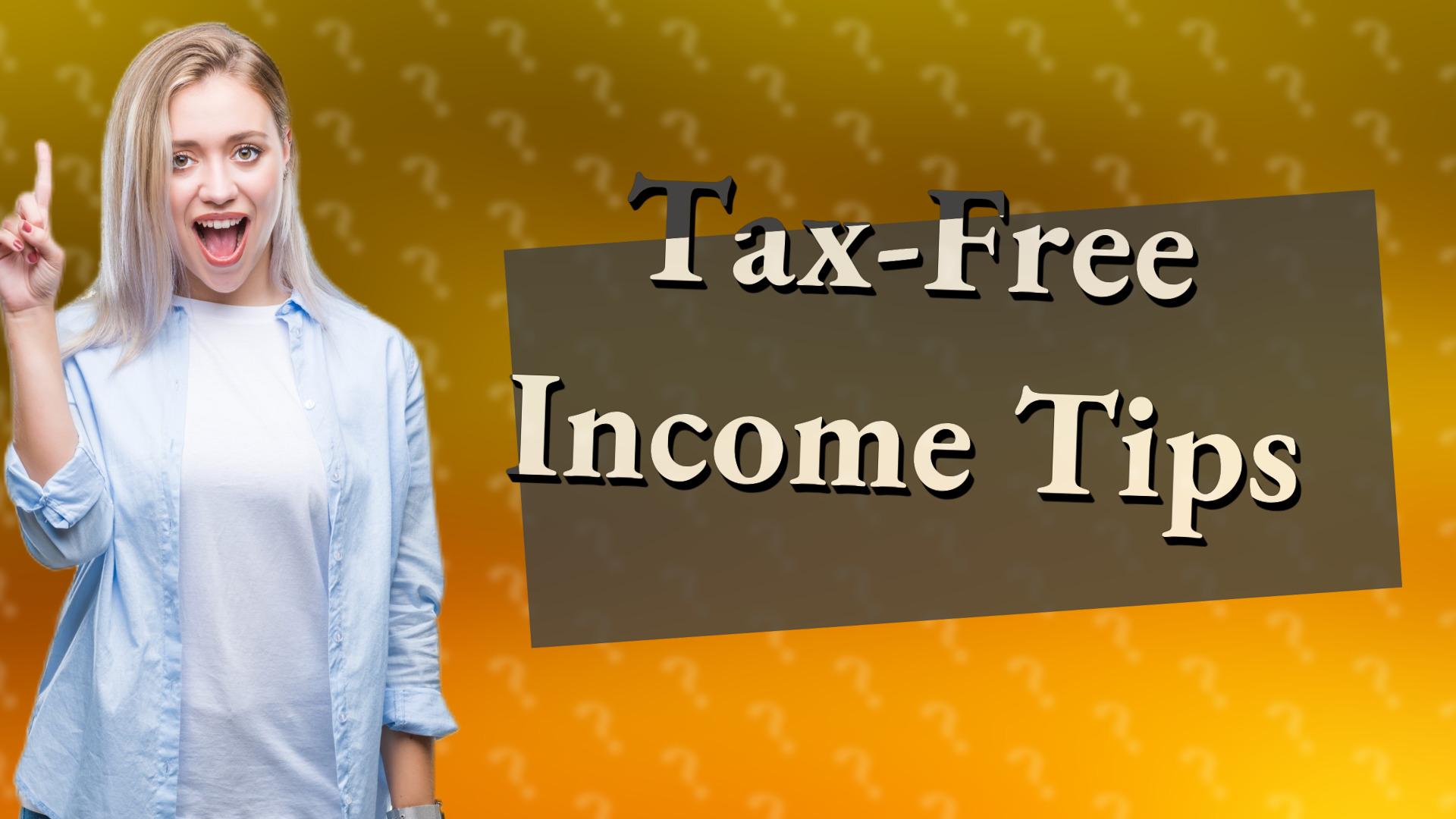 Tax-Free Income Tips
