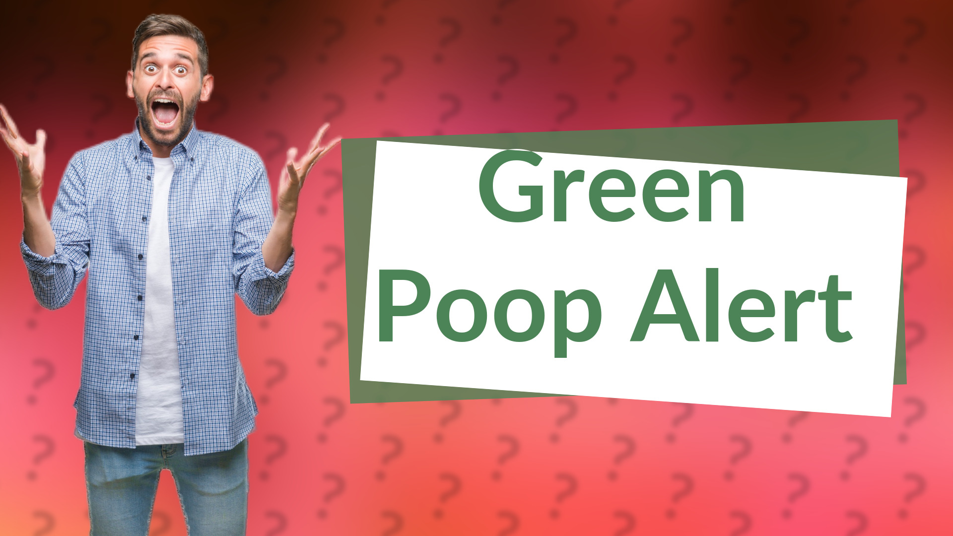Green Poop Alert