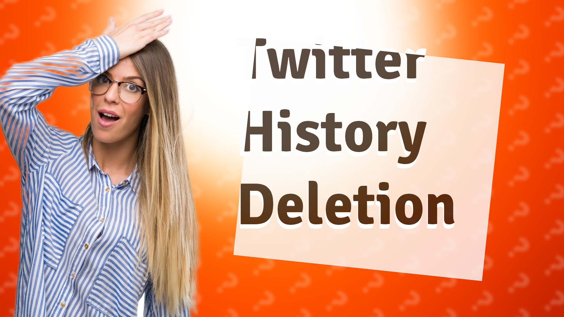 Twitter History Deletion
