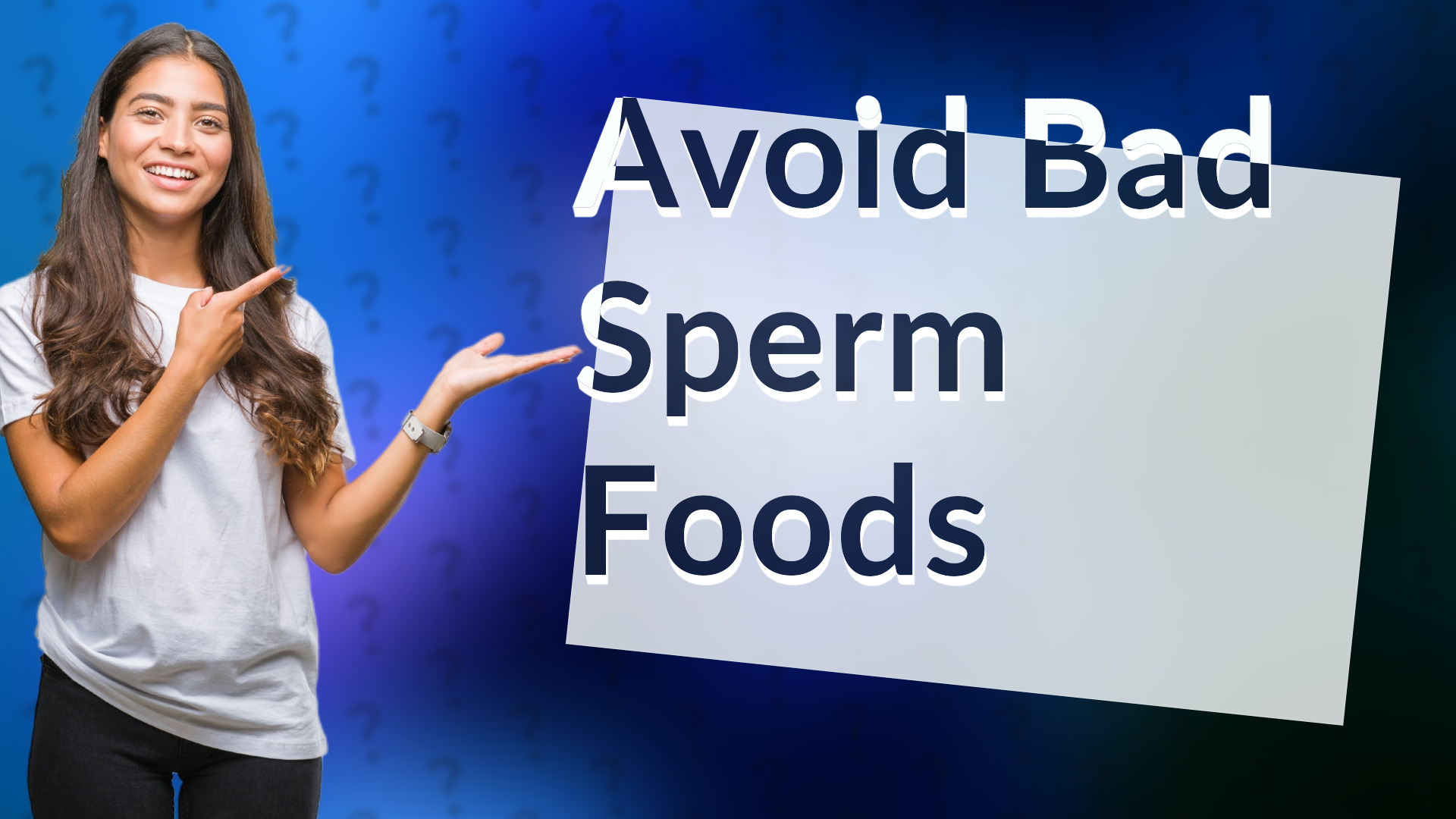 Avoid Bad Sperm Foods