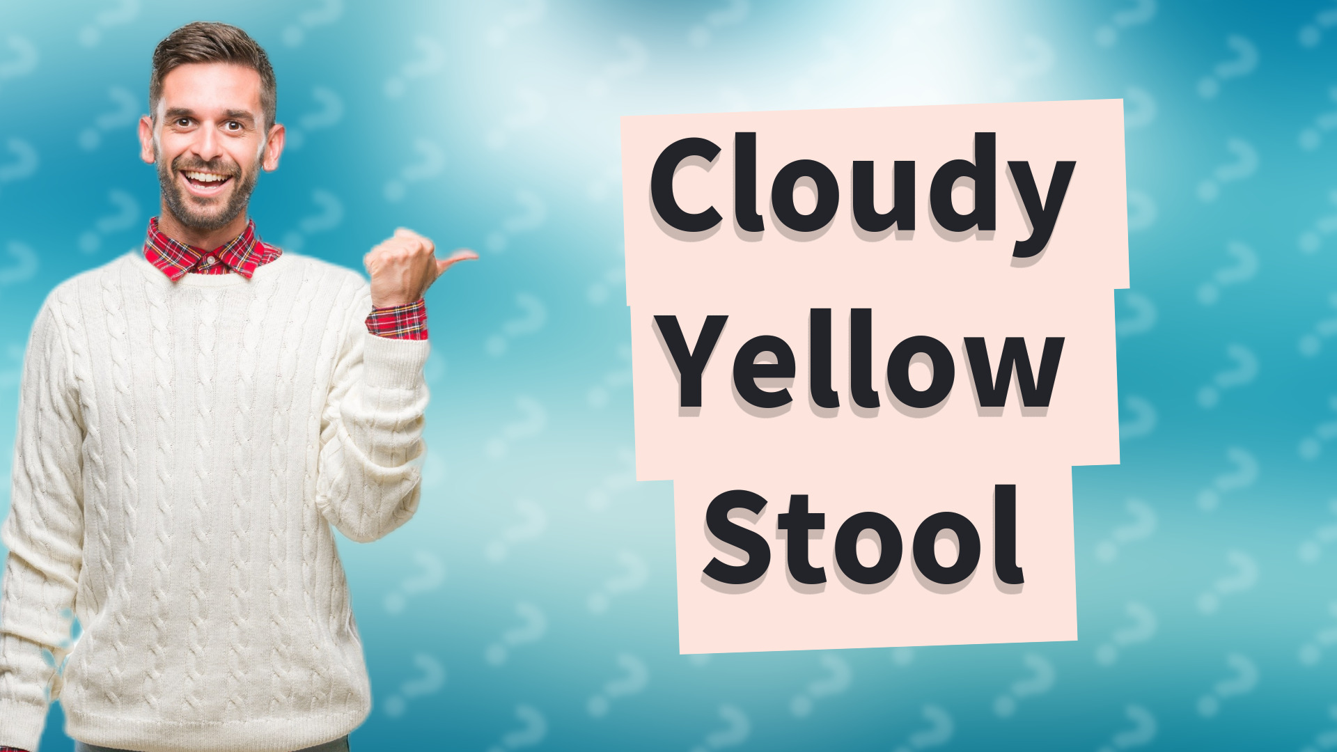 Cloudy Yellow Stool
