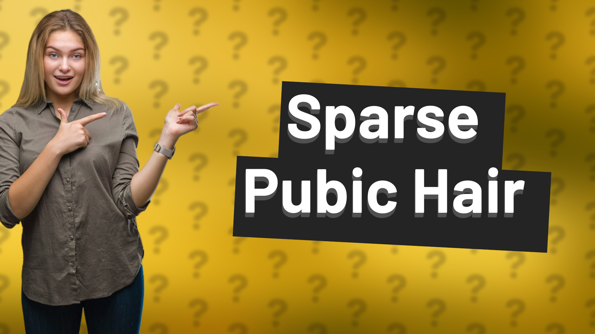 Sparse Pubic Hair