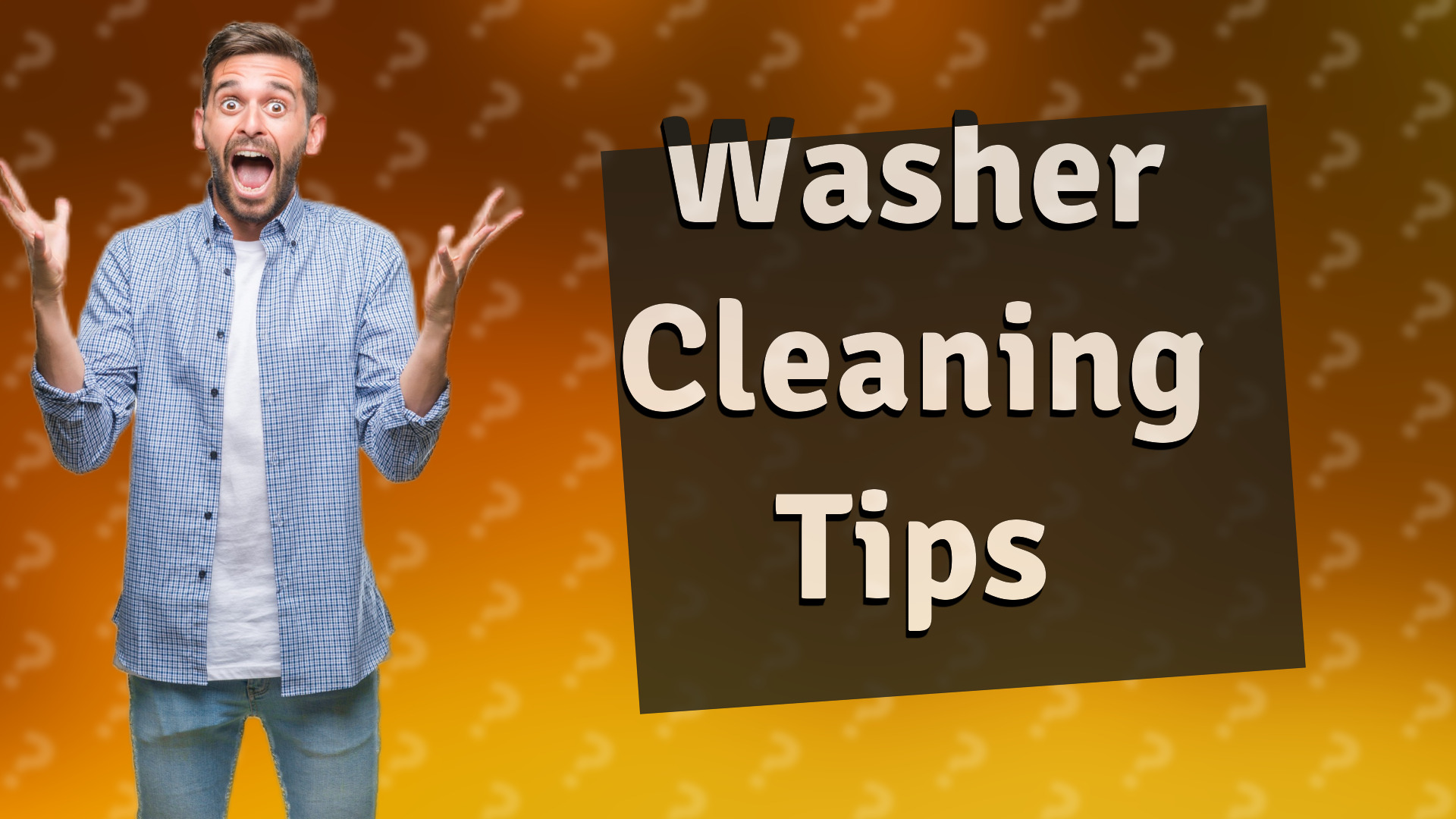 Washer Cleaning Tips