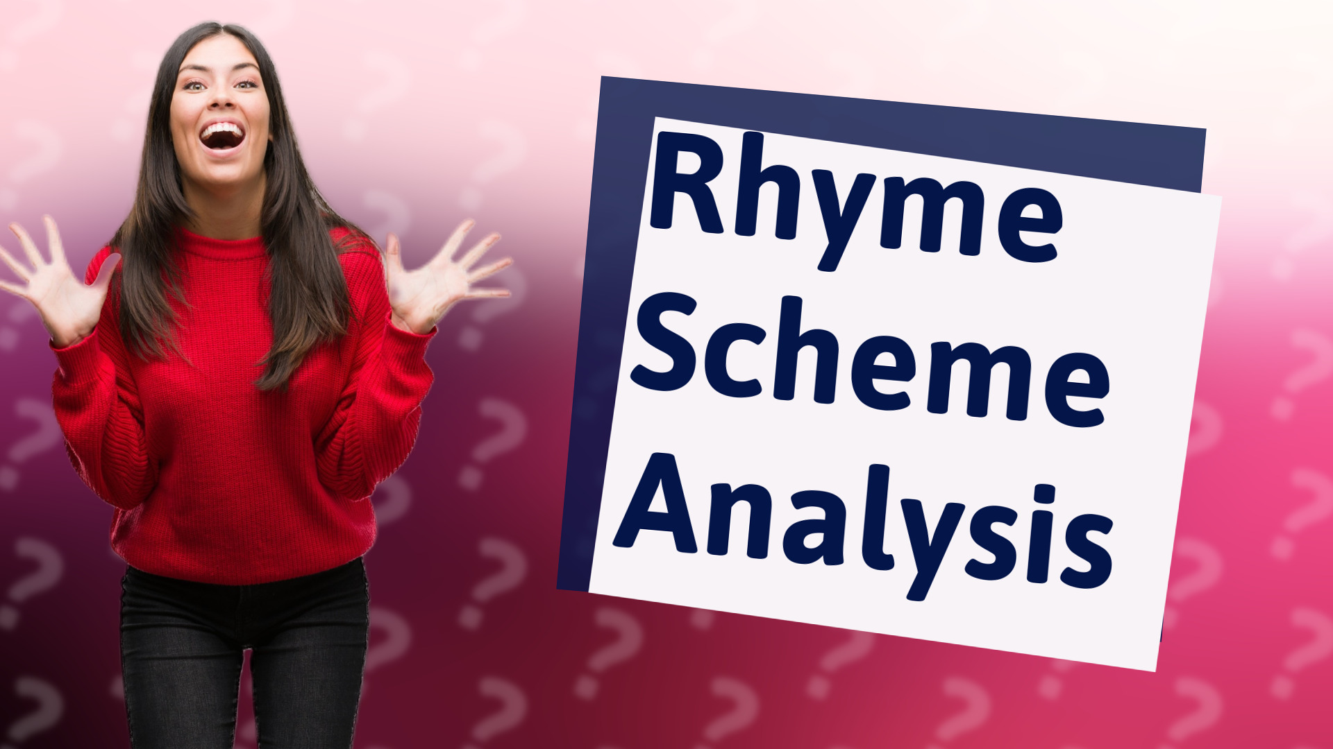 Rhyme Scheme Analysis