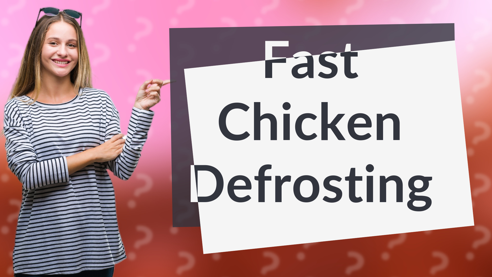 Fast Chicken Defrosting