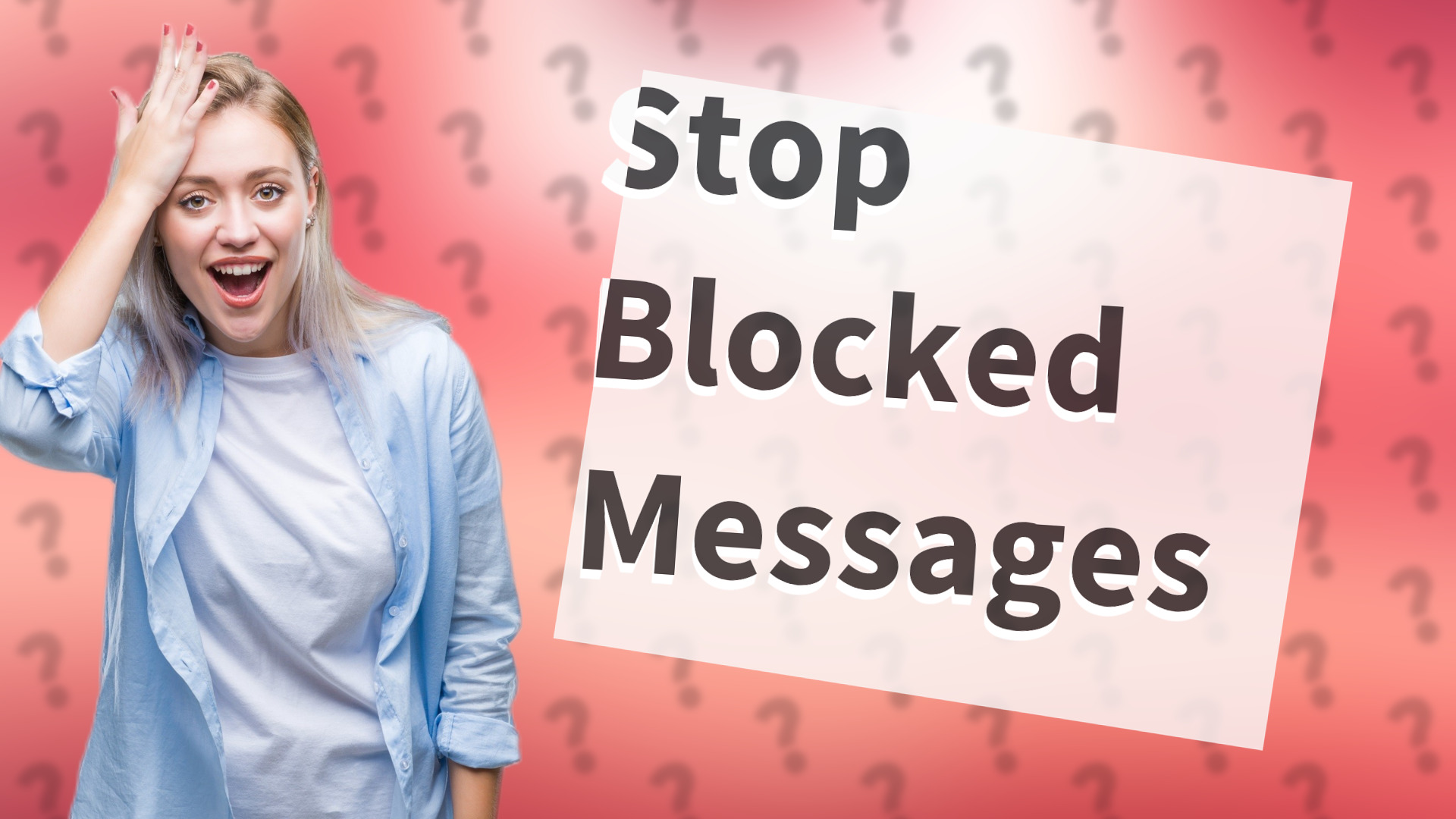 Stop Blocked Messages