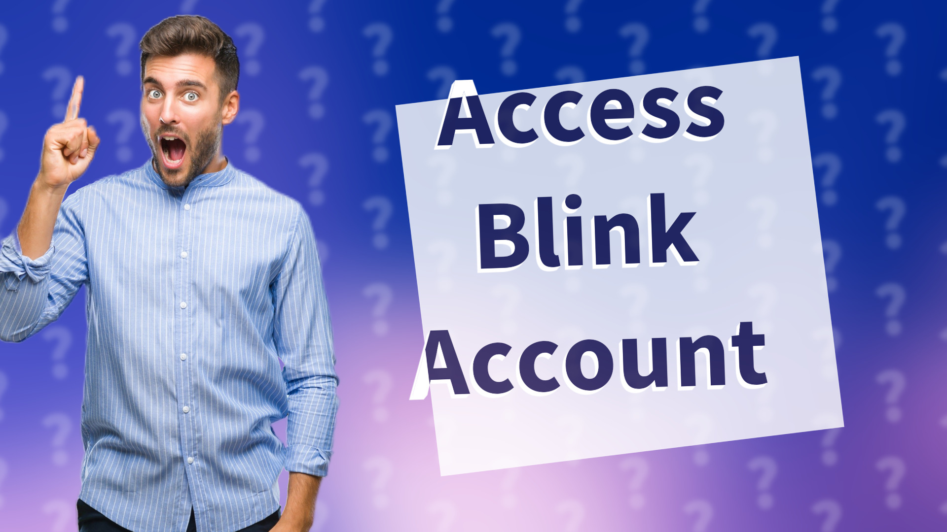 Access Blink Account