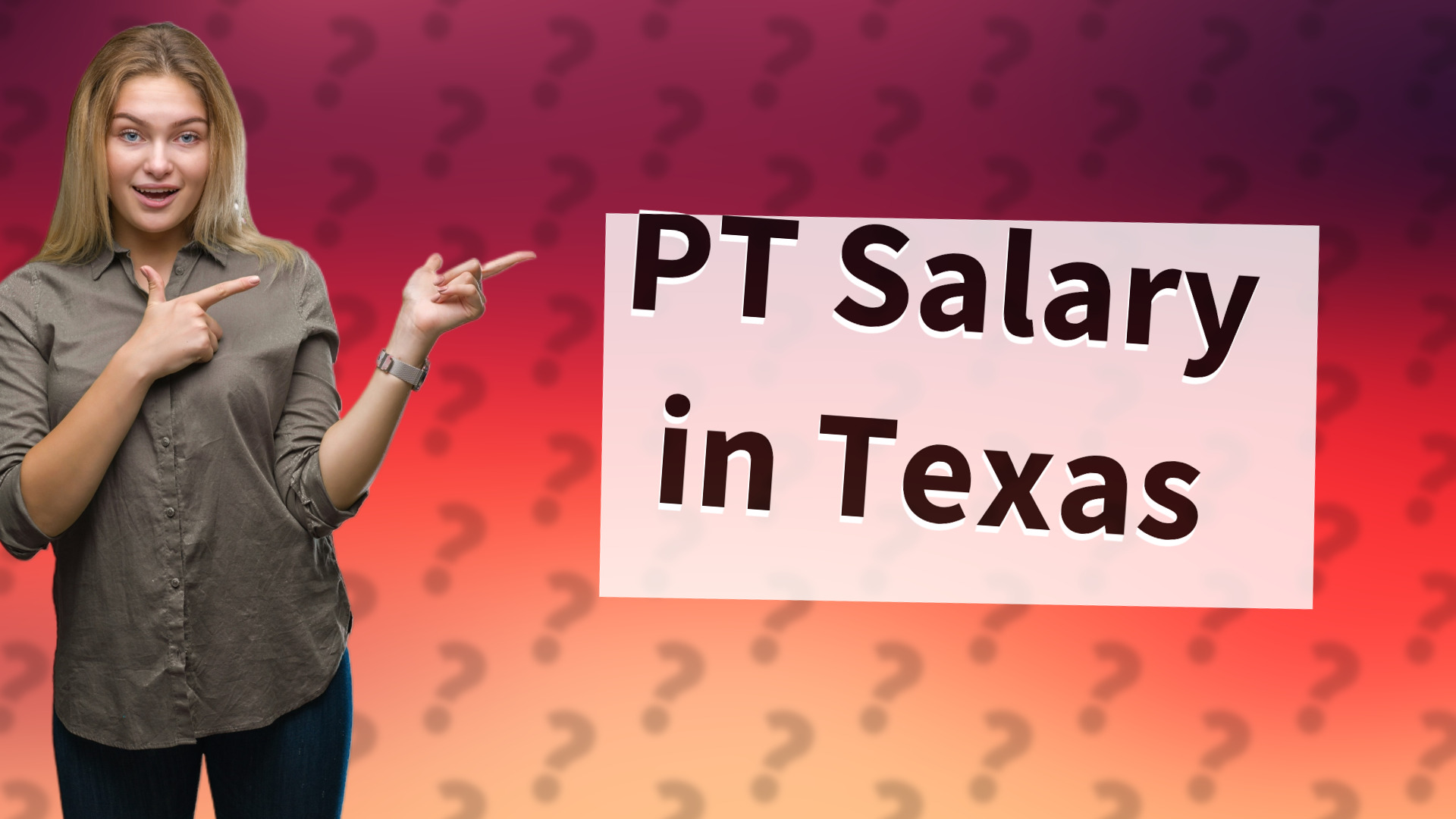 PT Salary in Texas