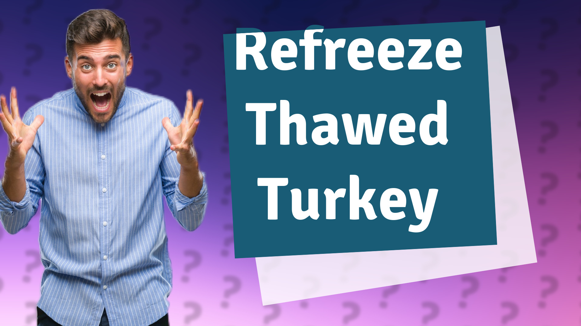 Refreeze Thawed Turkey