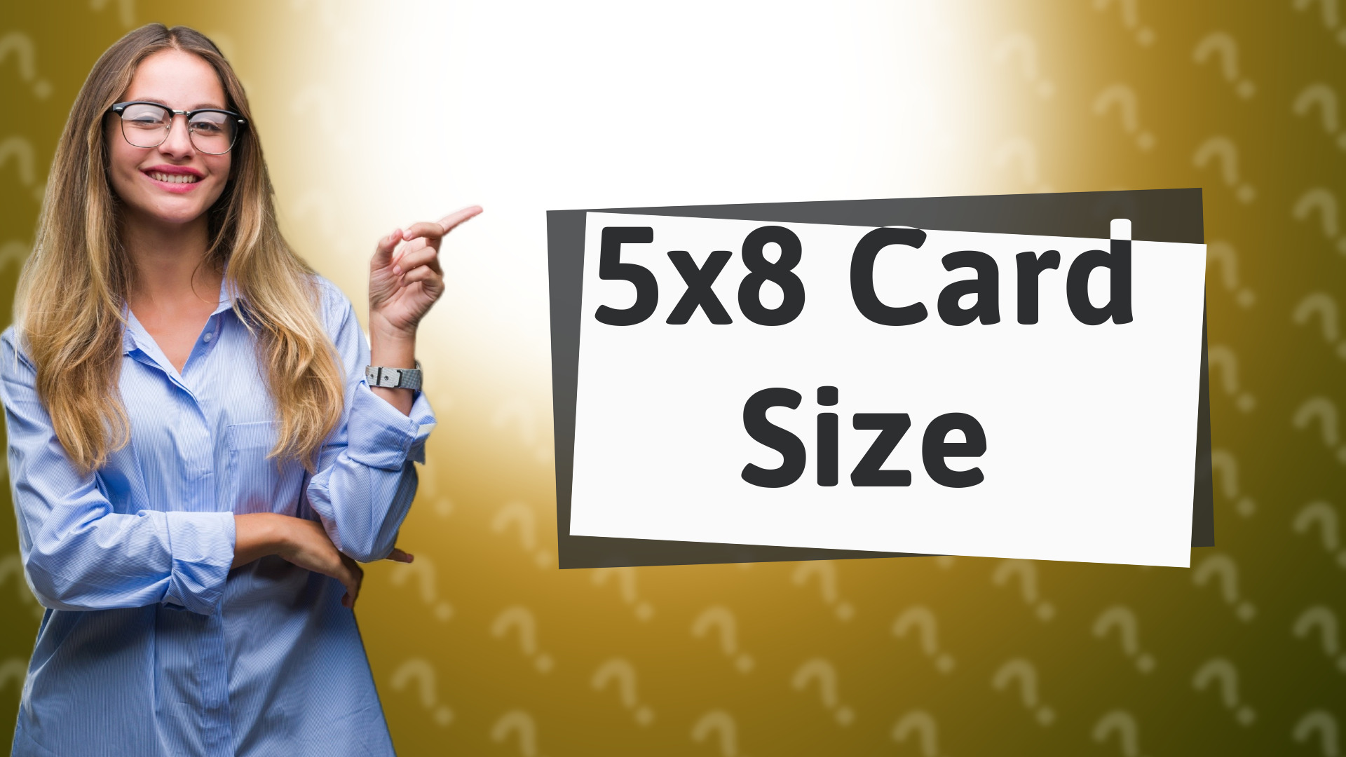 5x8 Card Size