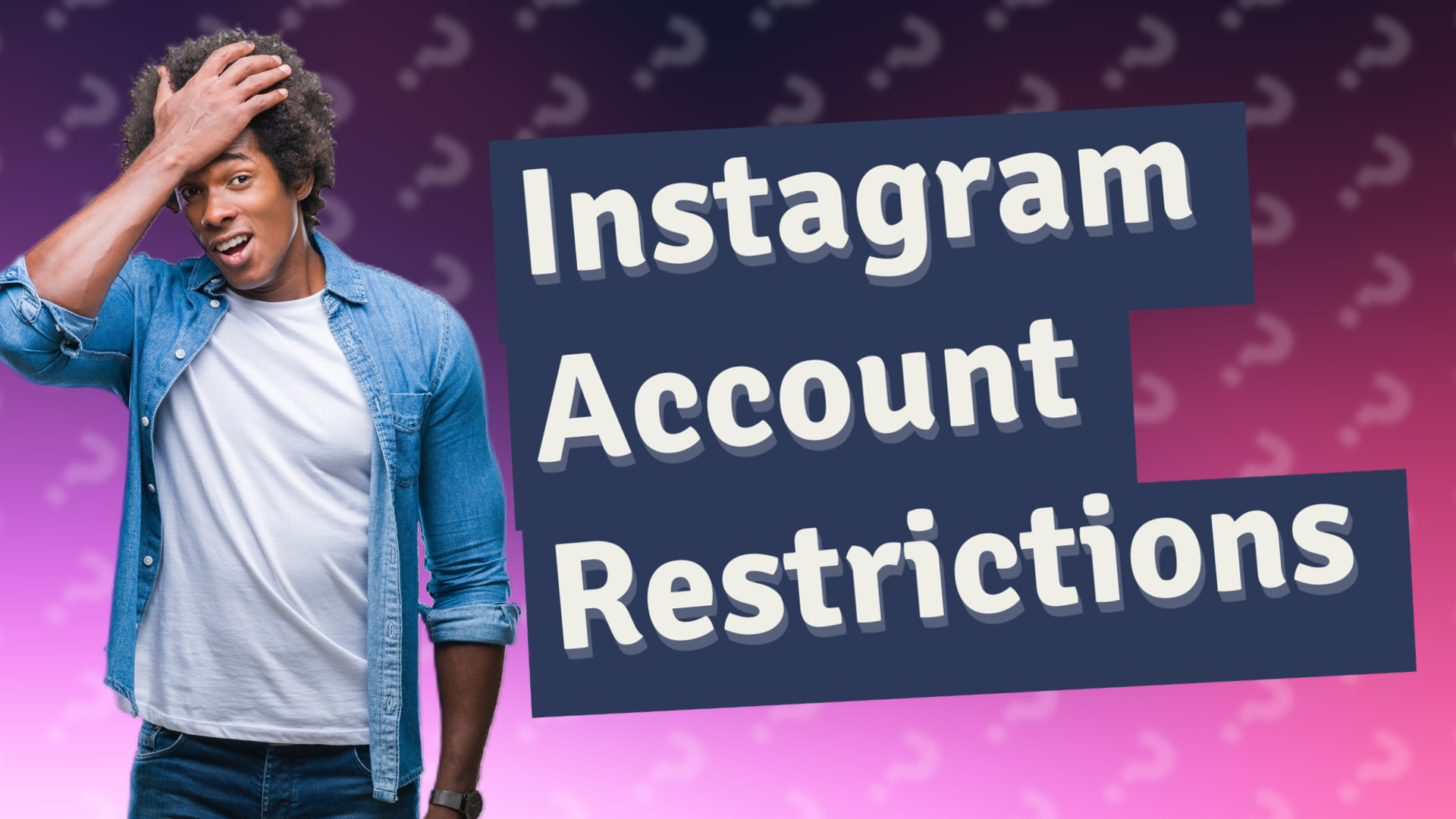 Instagram Account Restrictions