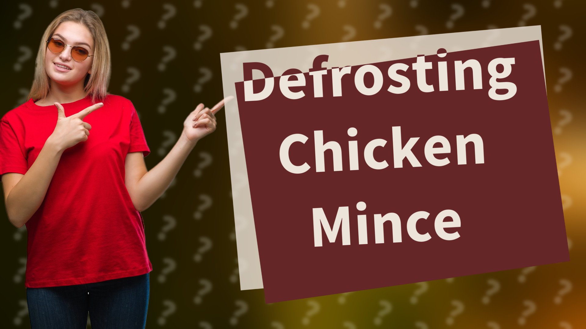 Defrosting Chicken Mince