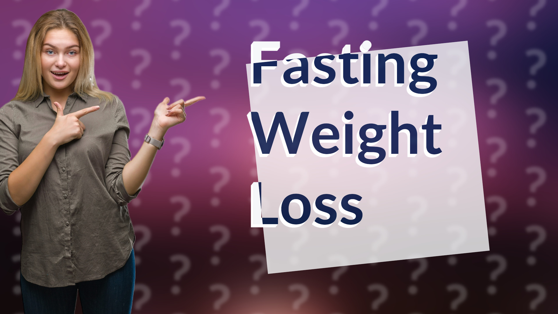 Fasting Weight Loss