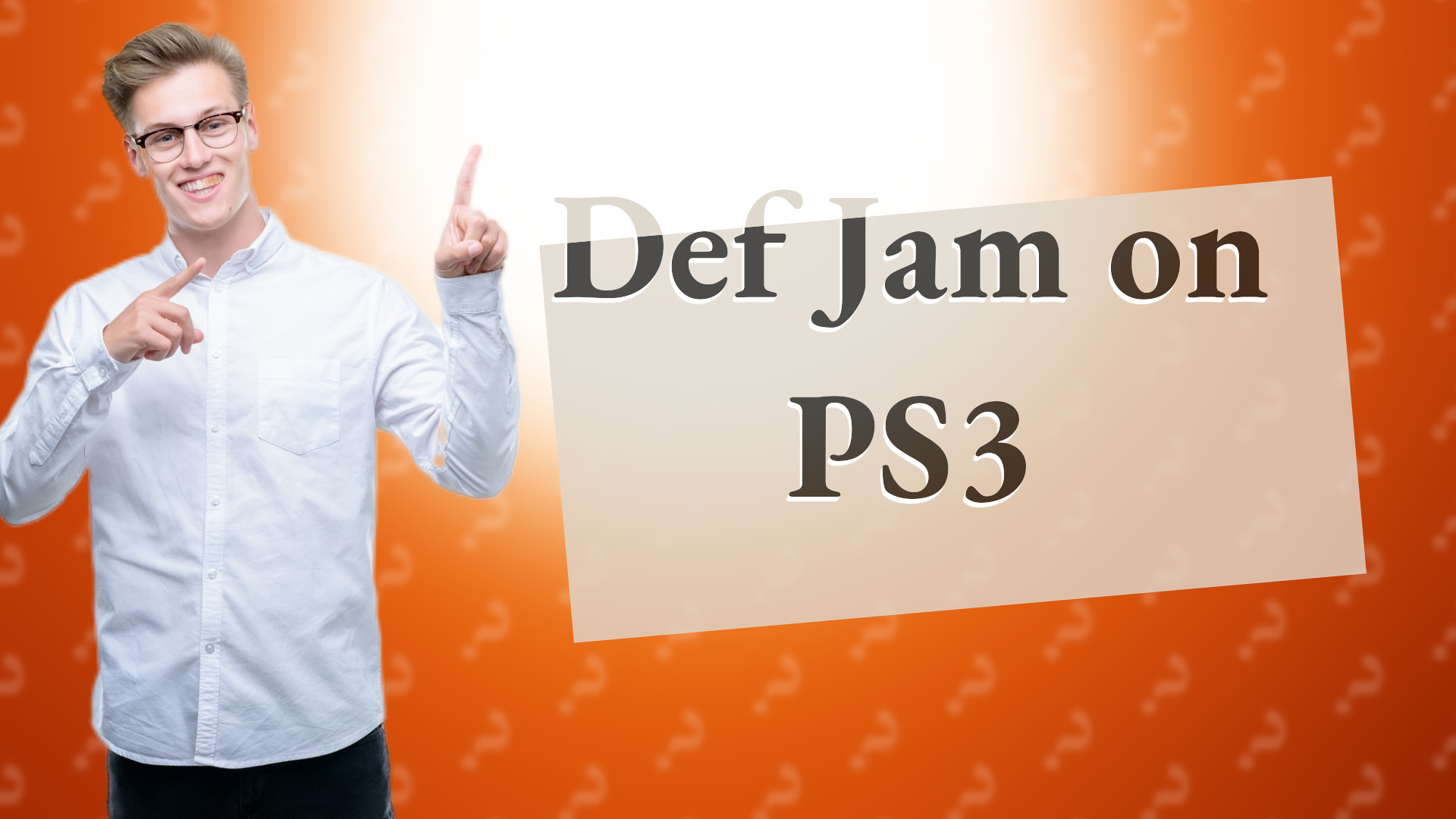 Def Jam on PS3