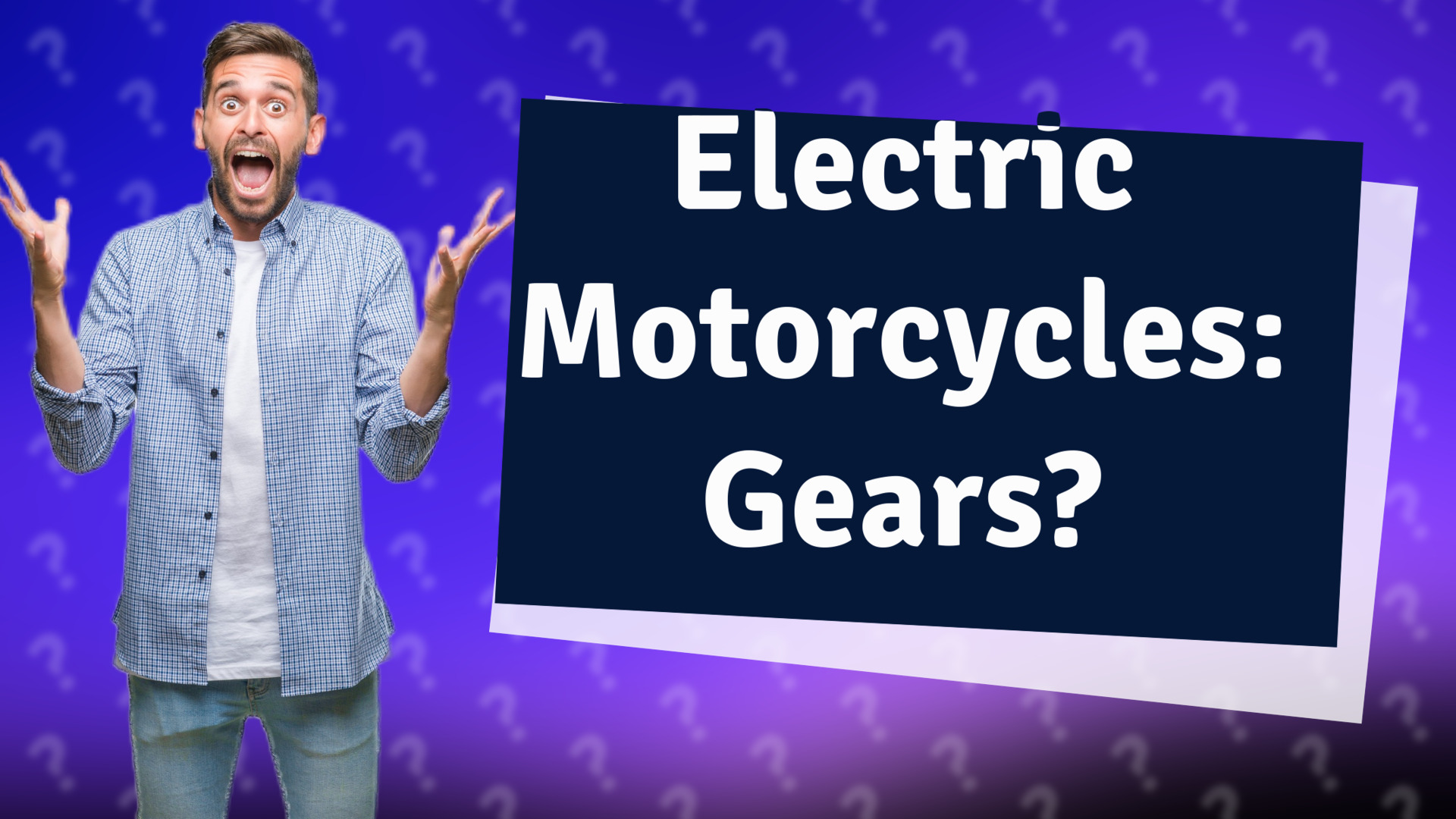 Electric Motorcycles: Gears?