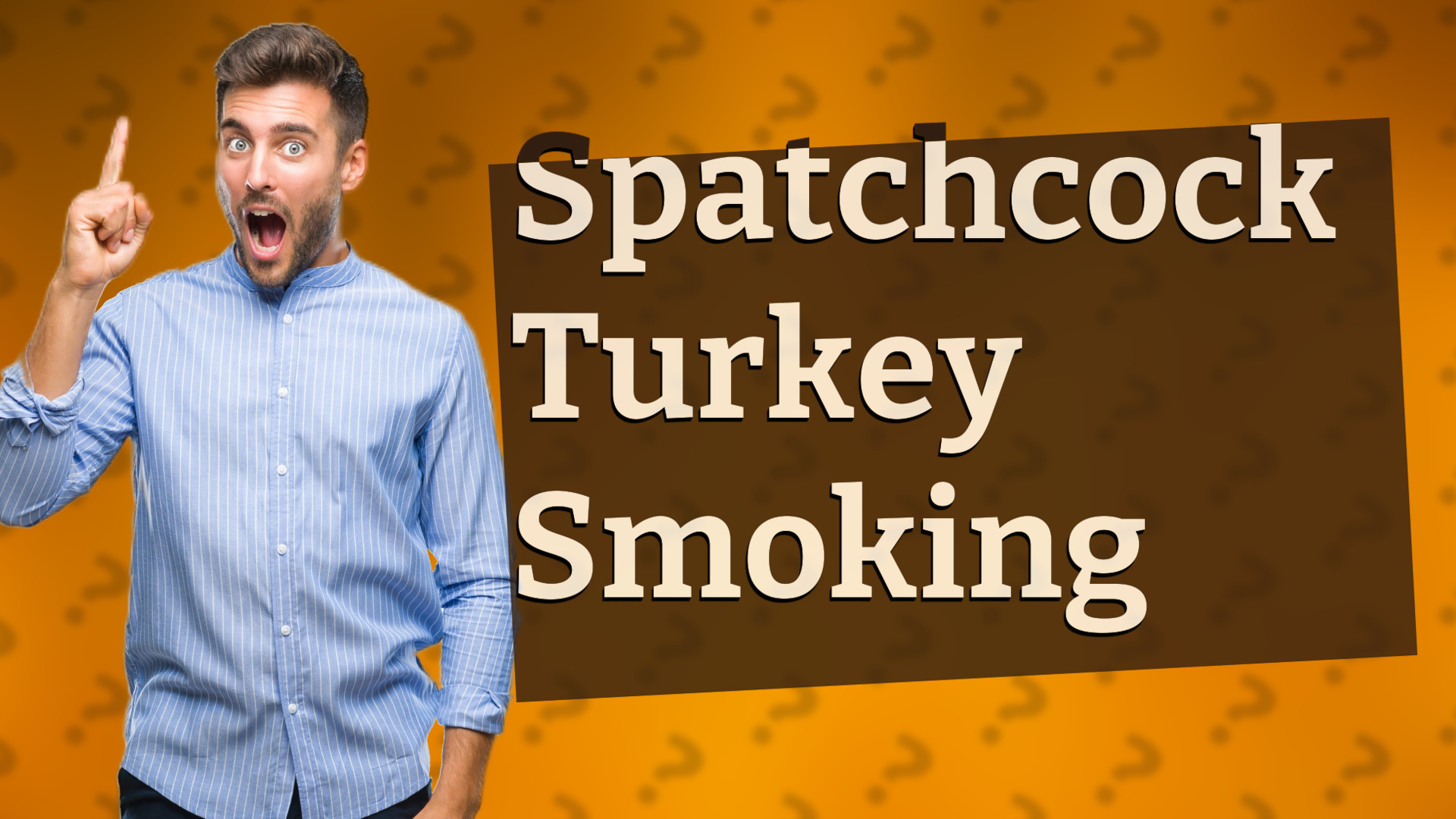 Spatchcock Turkey Smoking