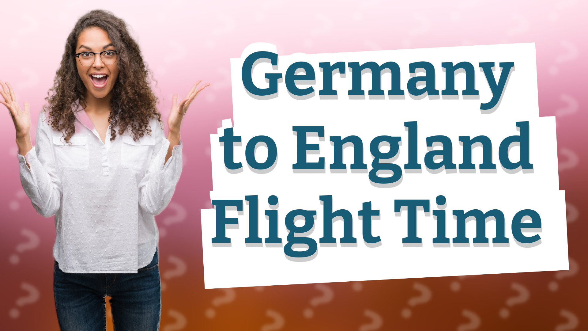 Germany to England Flight Time