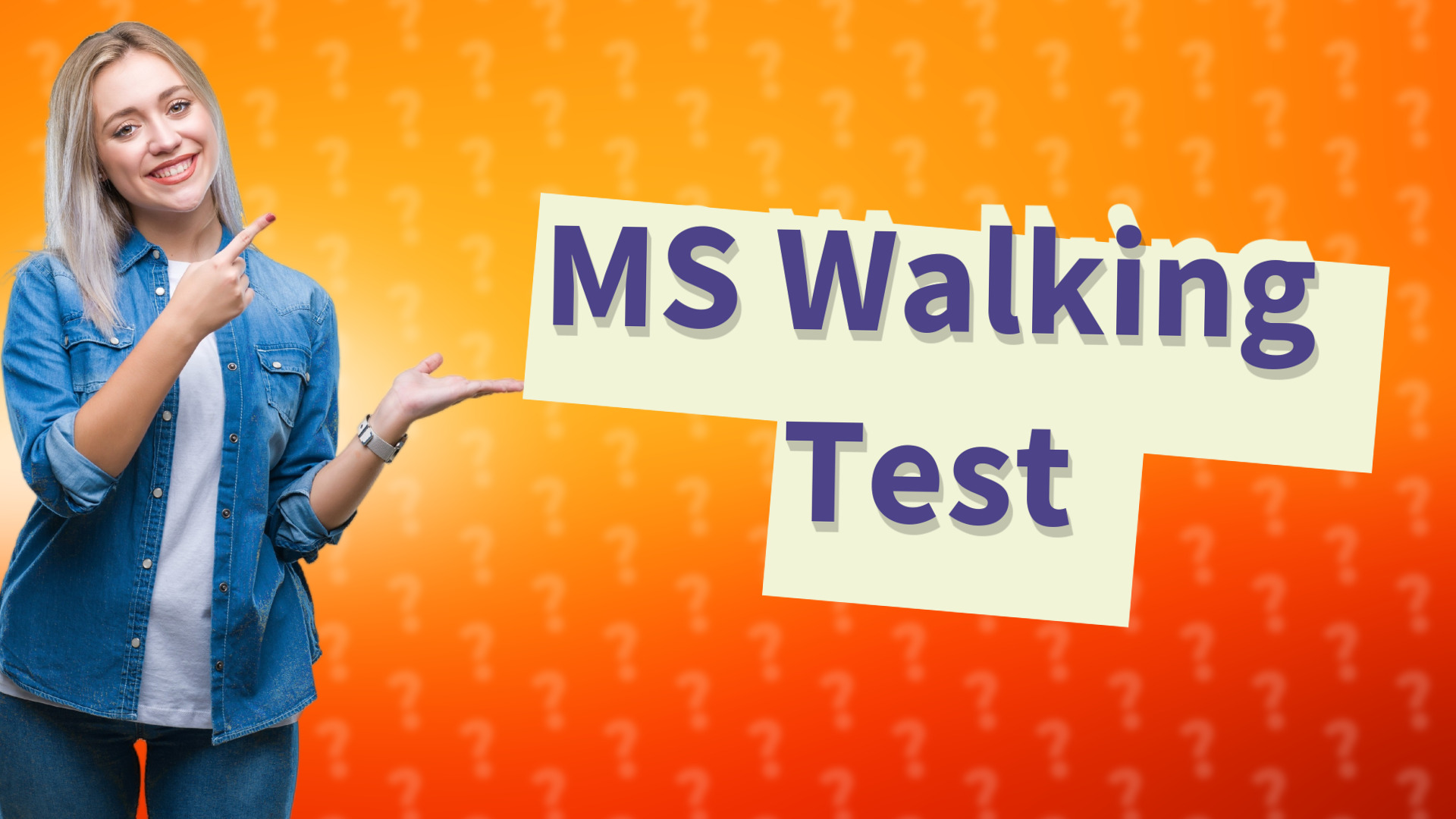 MS Walking Test