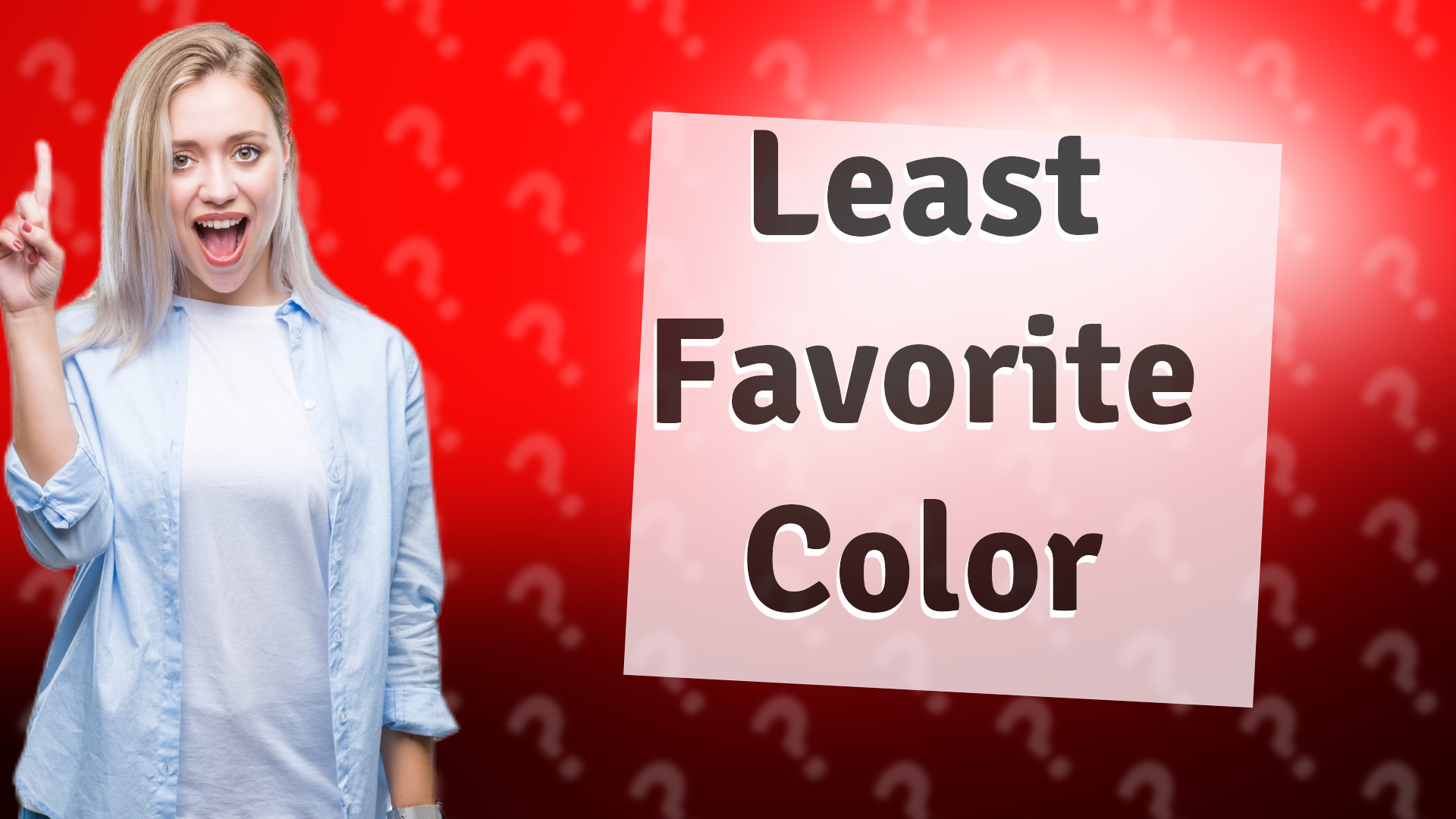Least Favorite Color