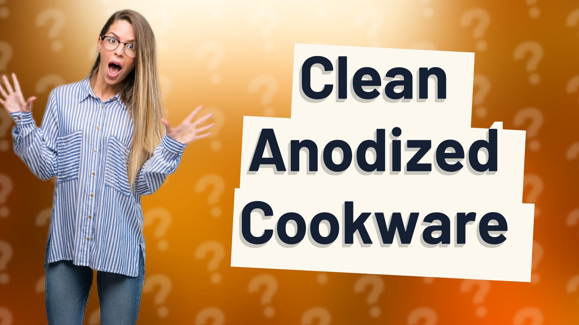 Clean Anodized Cookware