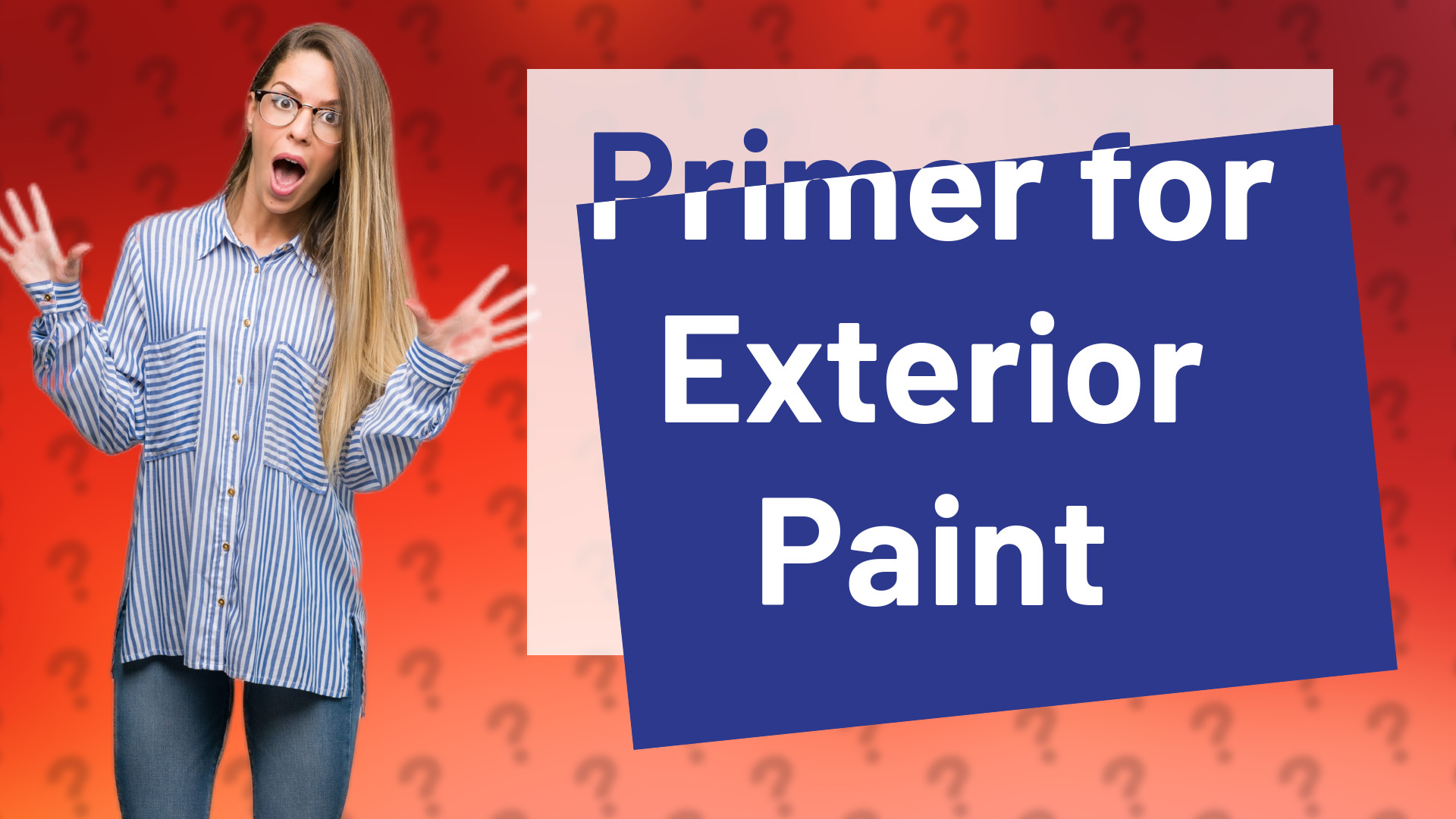 Primer for Exterior Paint
