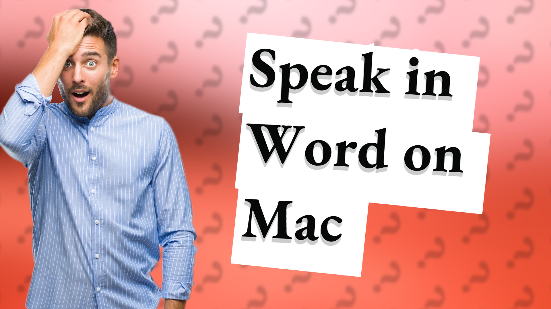 Speak in Word on Mac