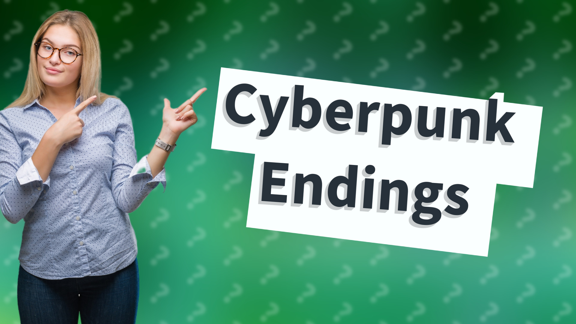 Cyberpunk Endings