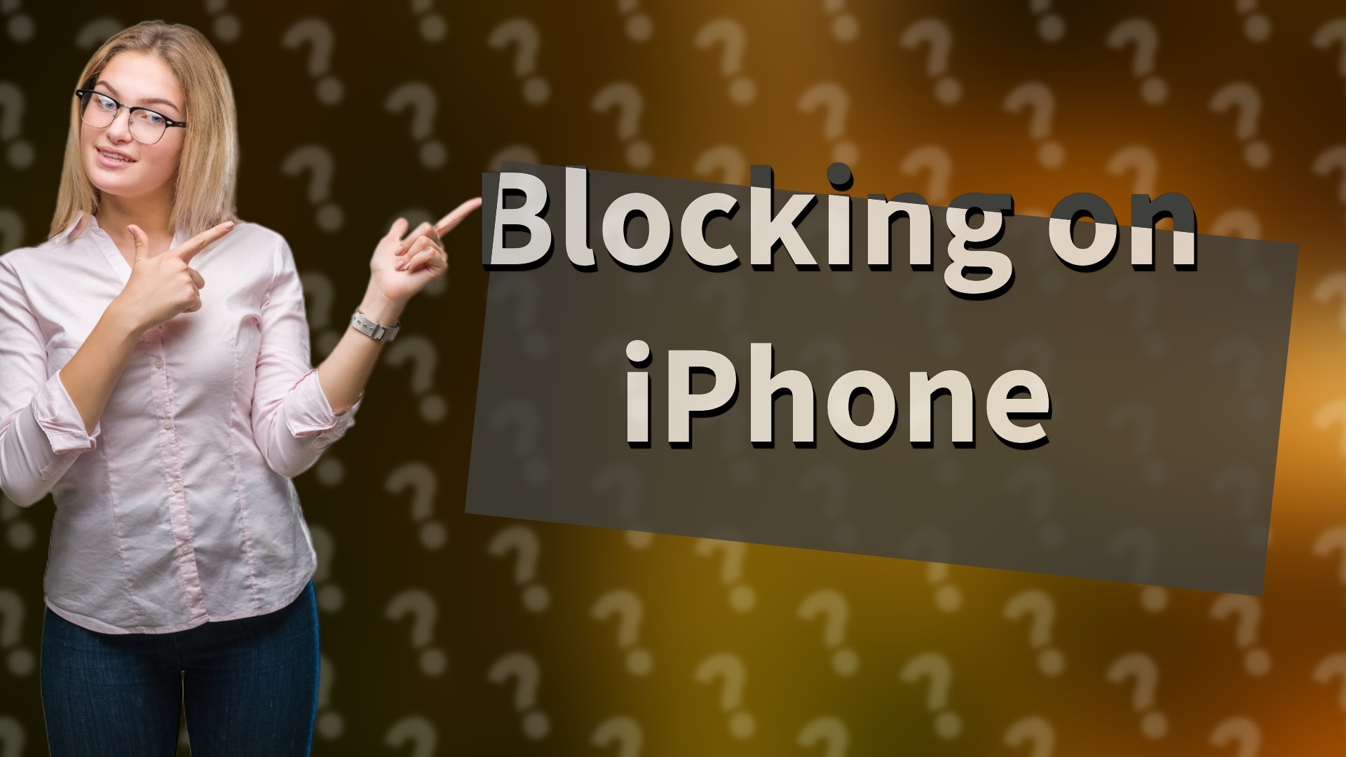 Blocking on iPhone