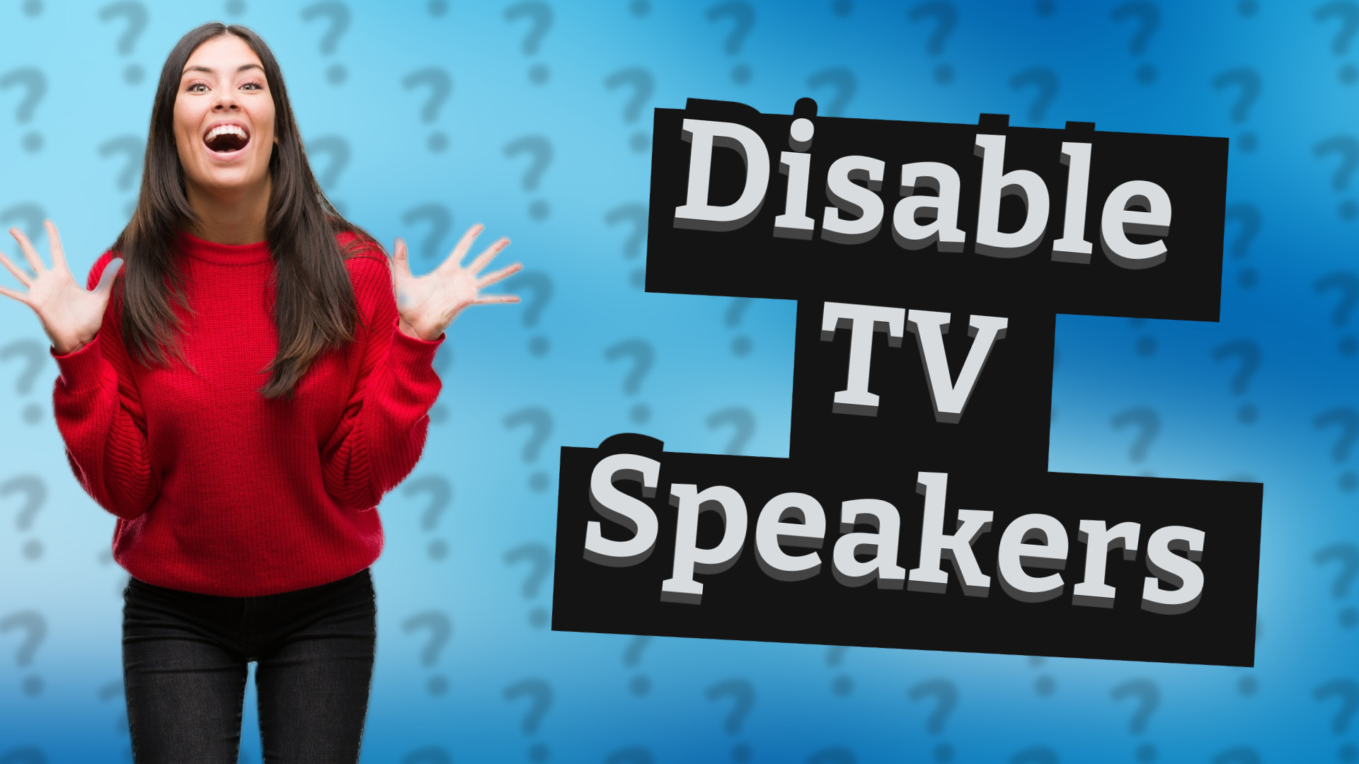 Disable TV Speakers