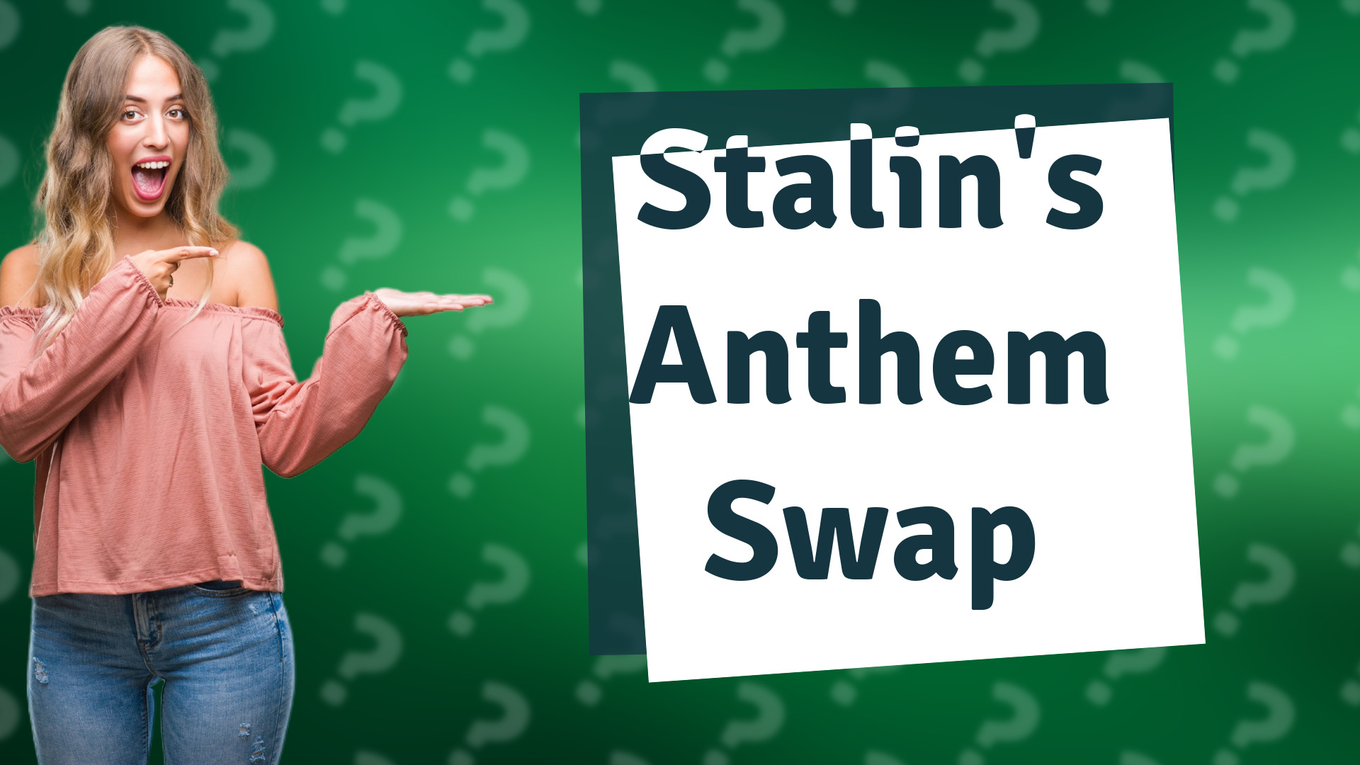 Stalin's Anthem Swap