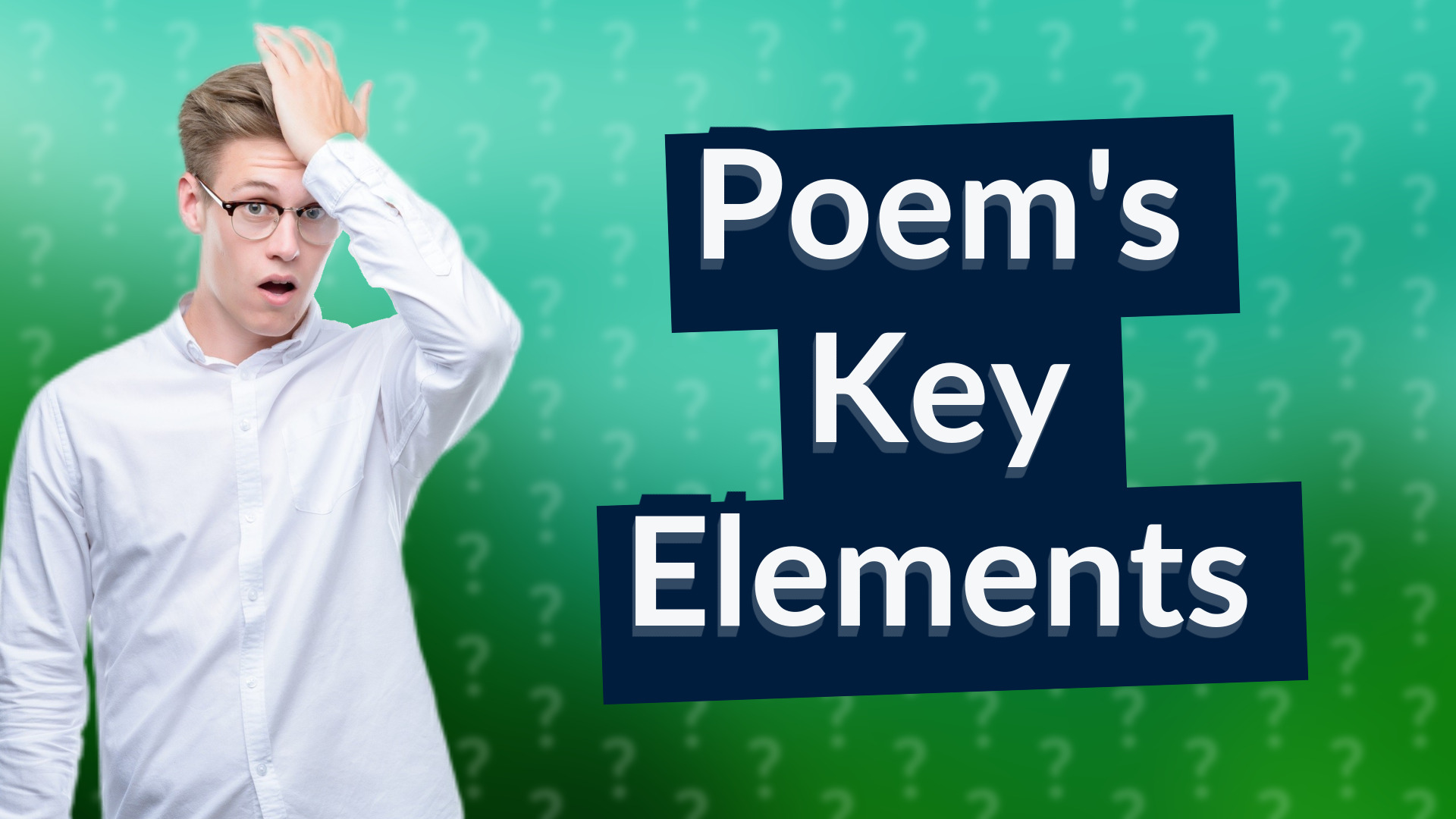 Poem's Key Elements