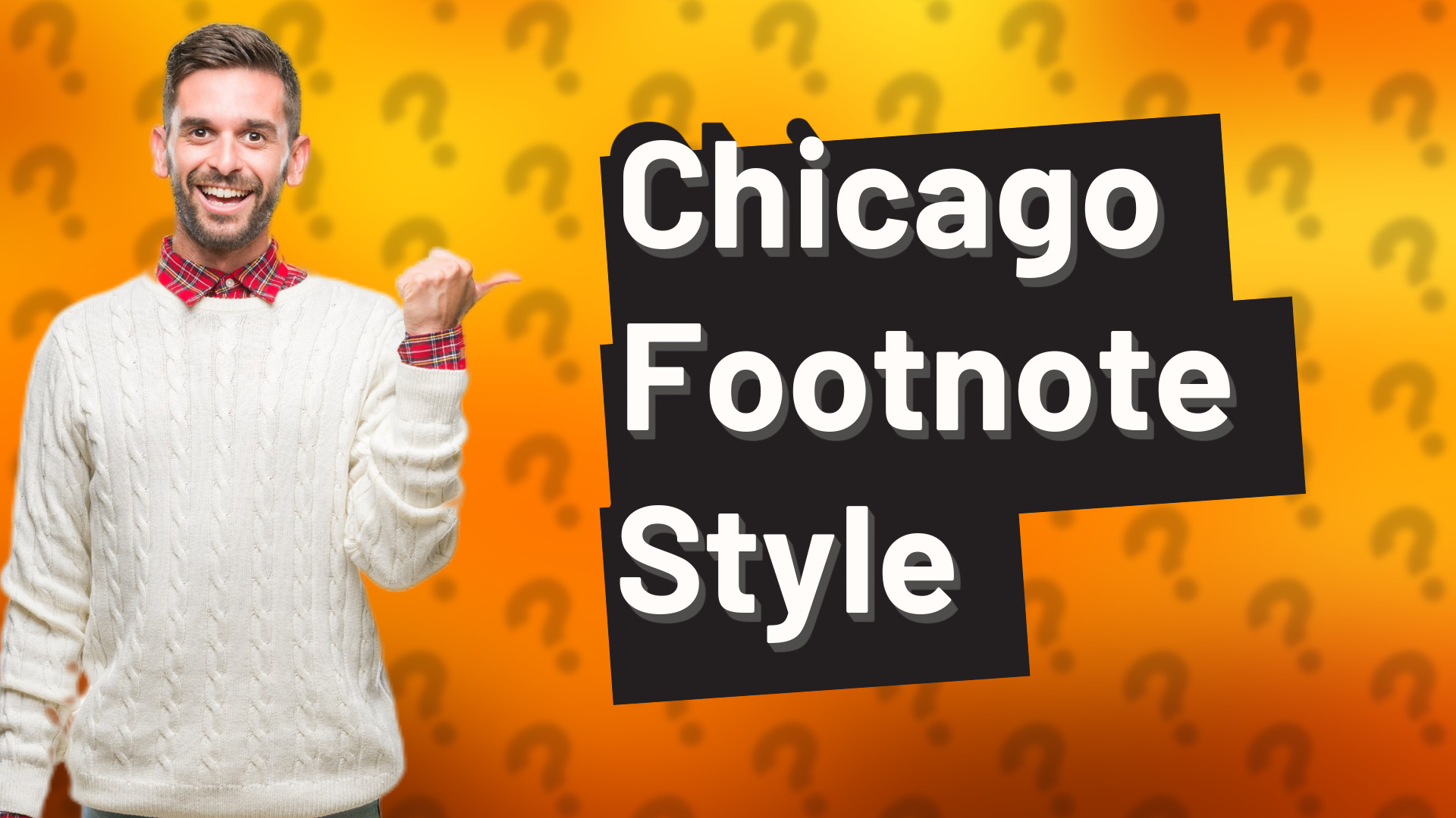 Chicago Footnote Style